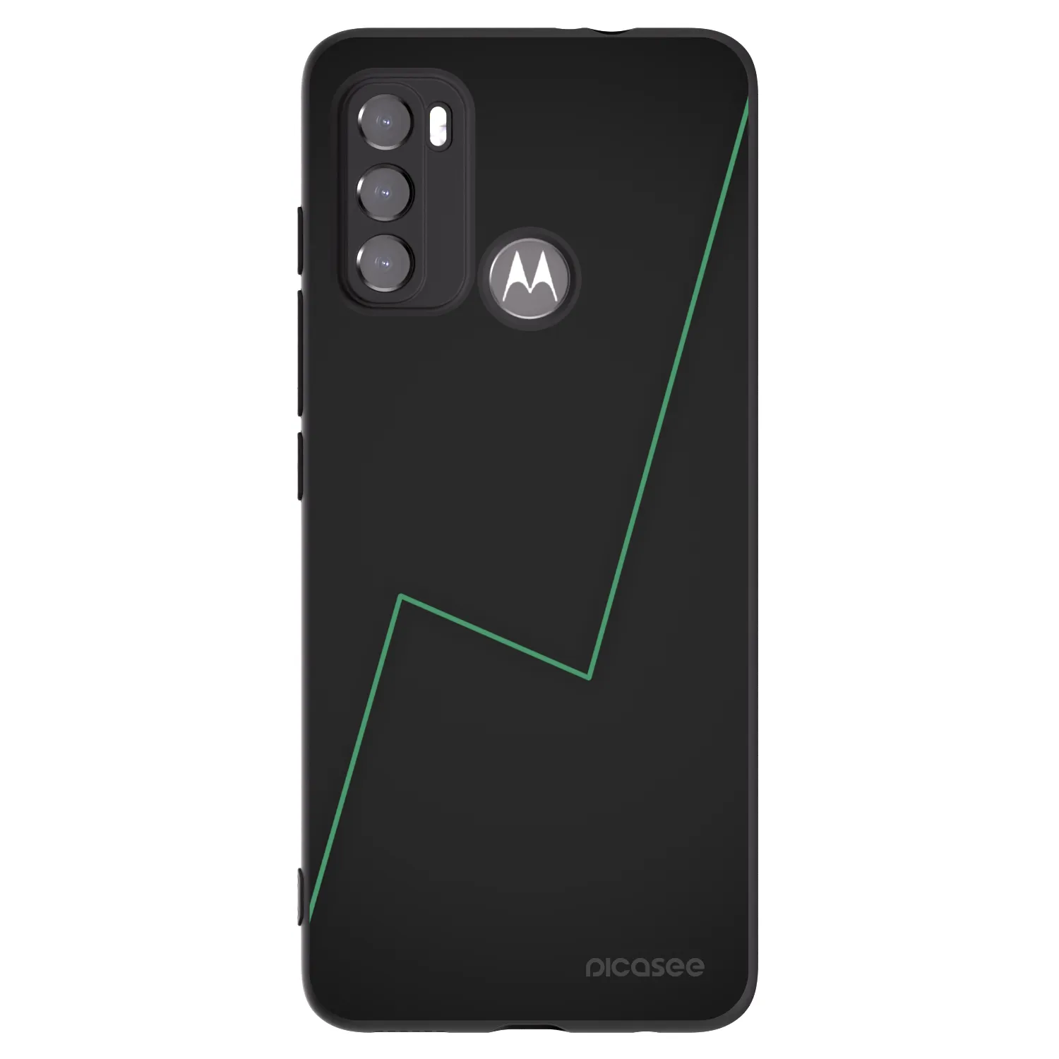 Picasee silikonski črni ovitek za Motorola Moto G60 - Consistency