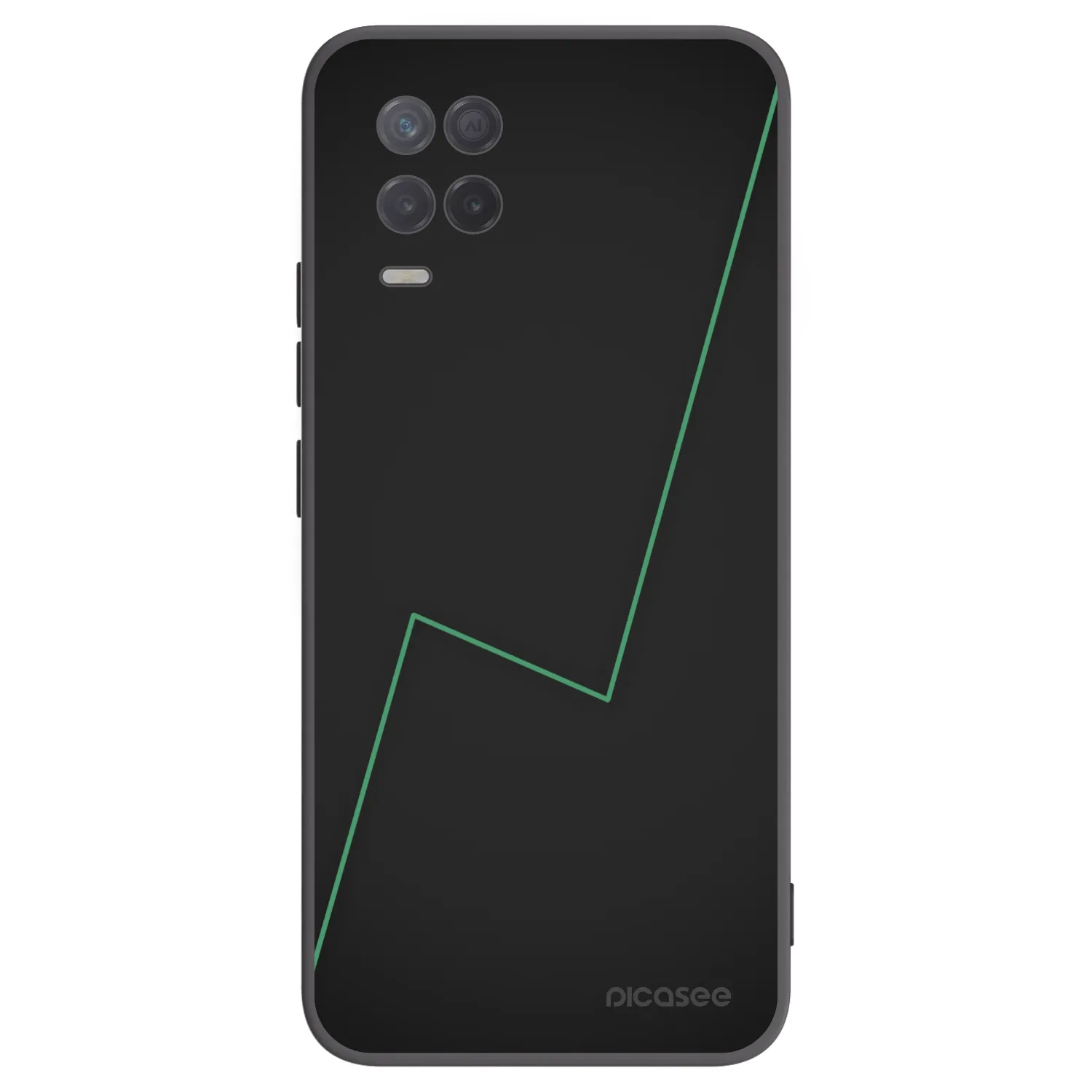 Picasee silikonski črni ovitek za Realme 8 5G - Consistency
