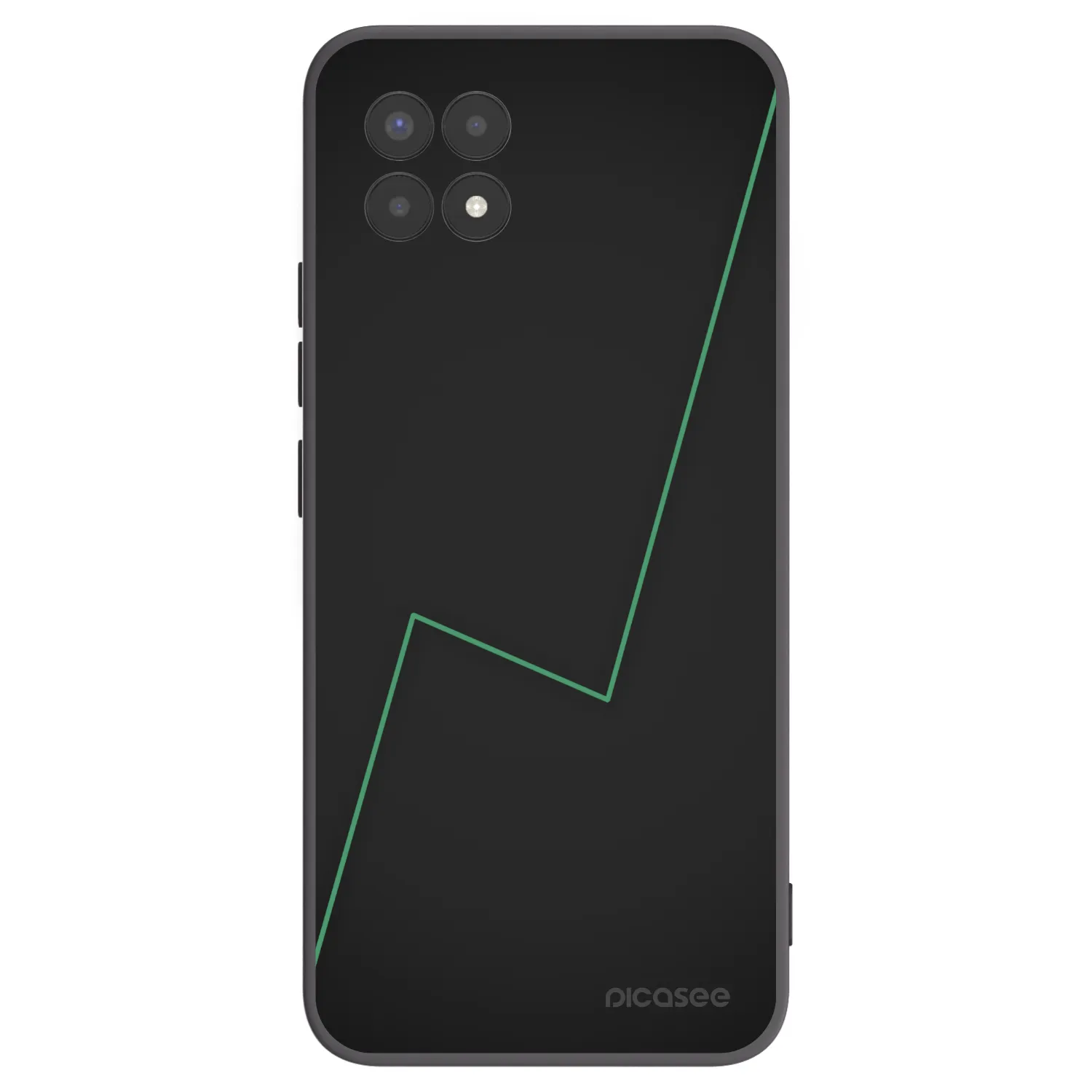 Picasee silikonski črni ovitek za Realme 8i - Consistency