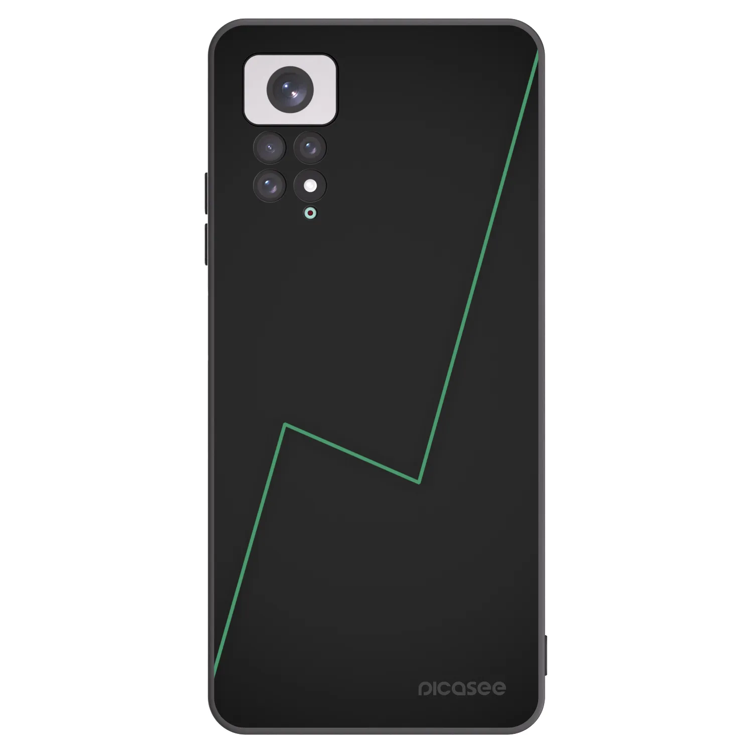 Picasee silikonski črni ovitek za Xiaomi Redmi Note 11 - Consistency