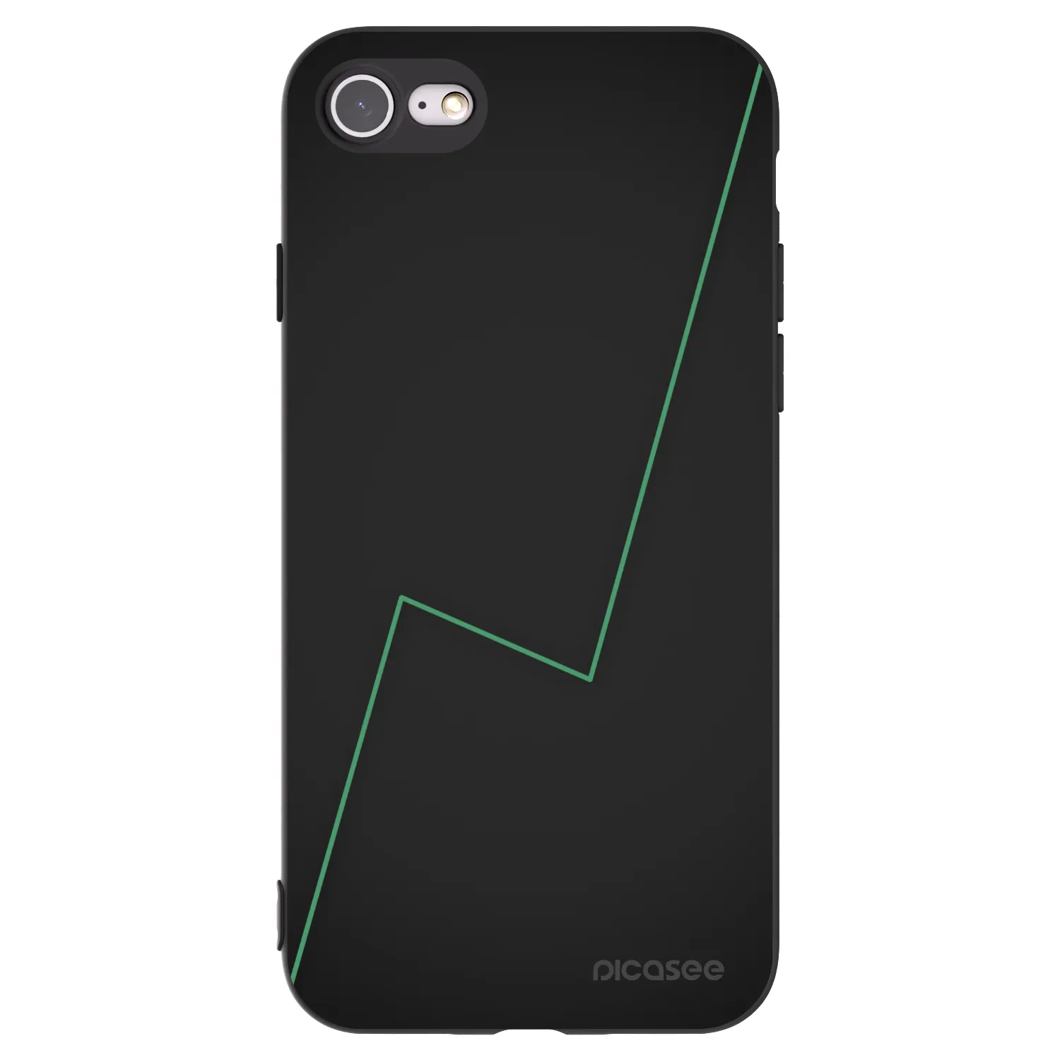 Picasee silikonski črni ovitek za Apple iPhone SE 2022 - Consistency