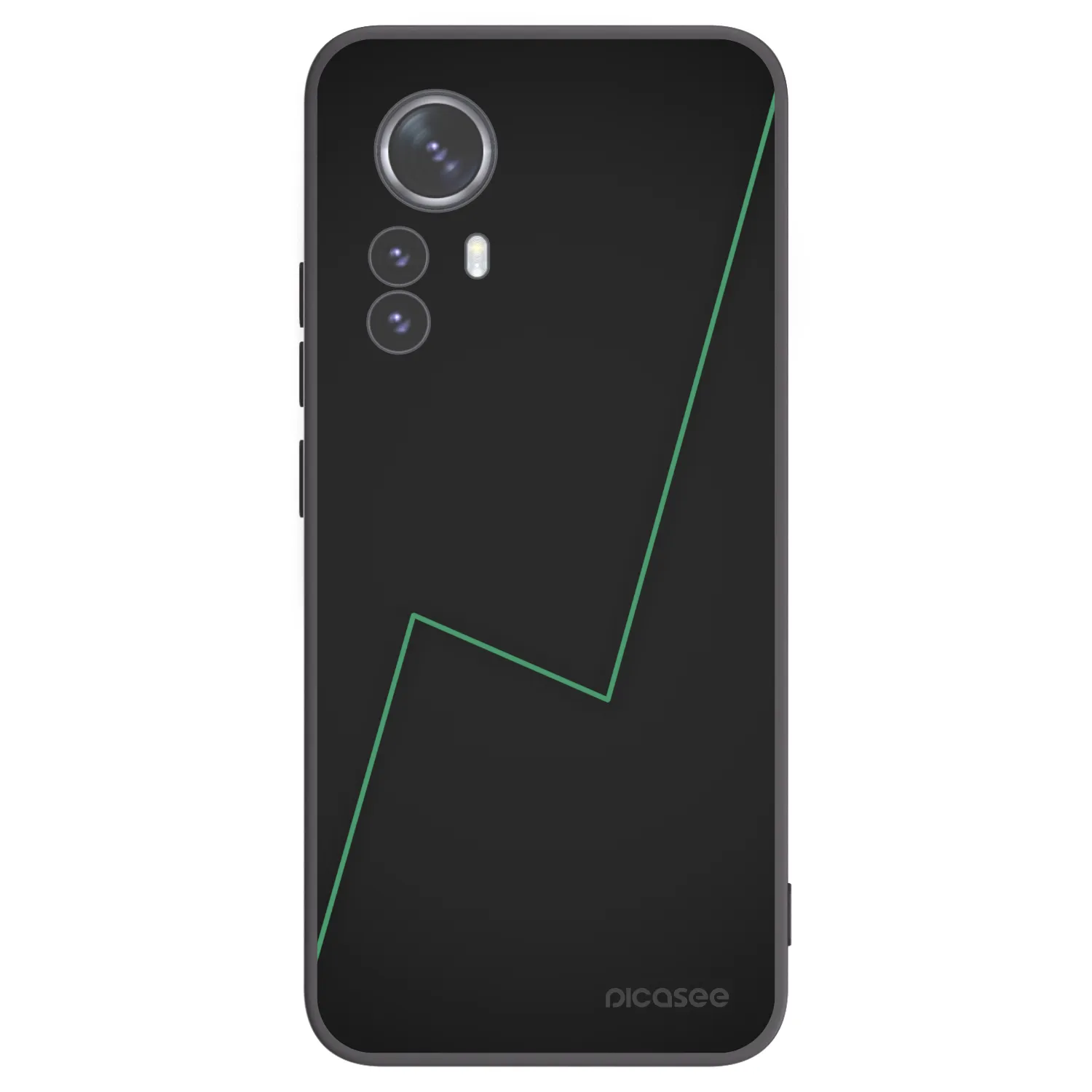 Picasee silikonski črni ovitek za Xiaomi 12 Pro - Consistency
