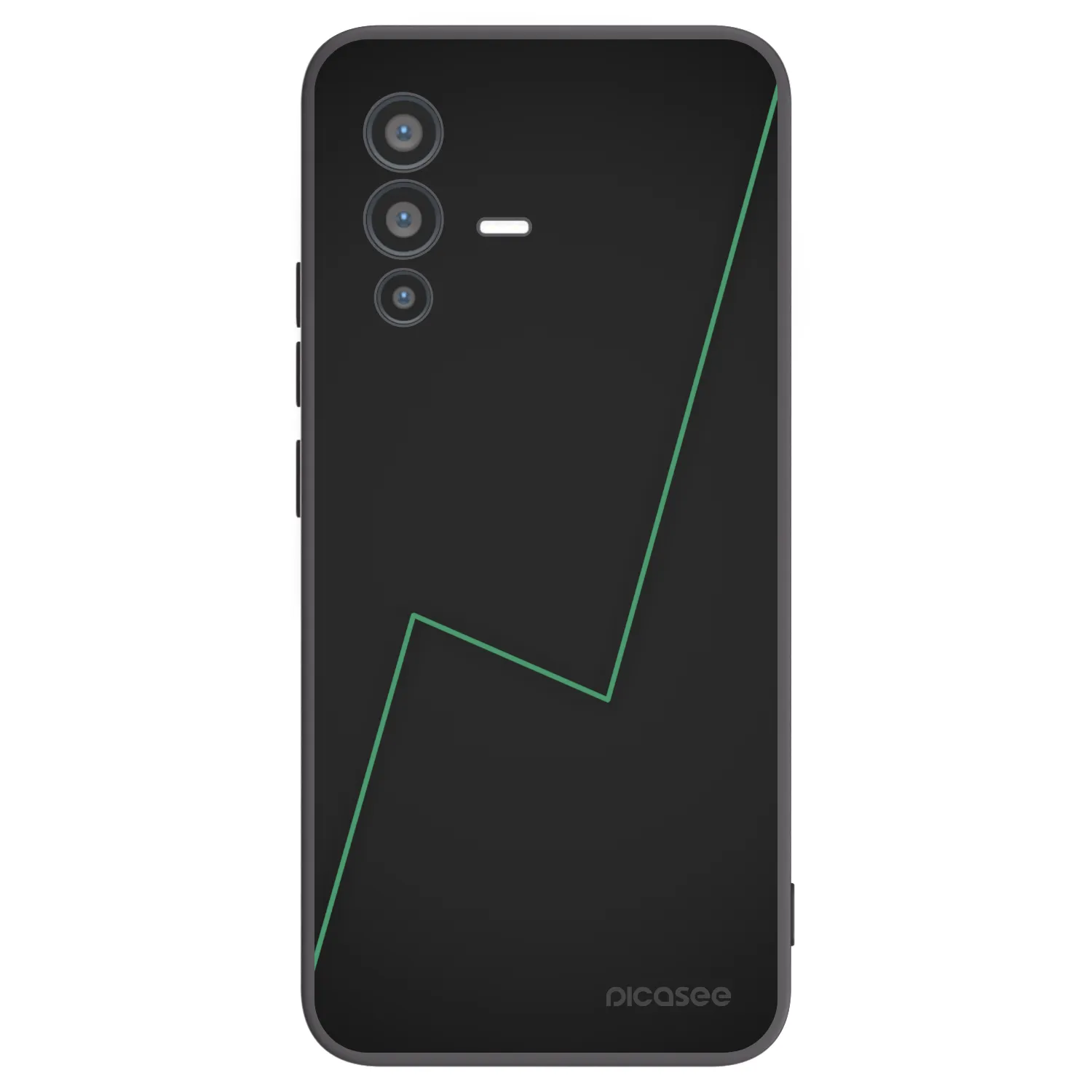 Picasee silikonski črni ovitek za Vivo V23 5G - Consistency