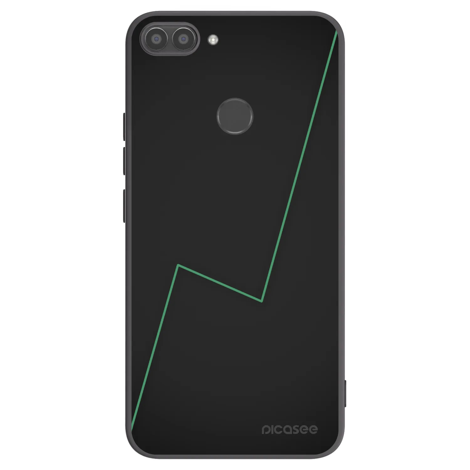 Picasee silikonski črni ovitek za Huawei P Smart - Consistency