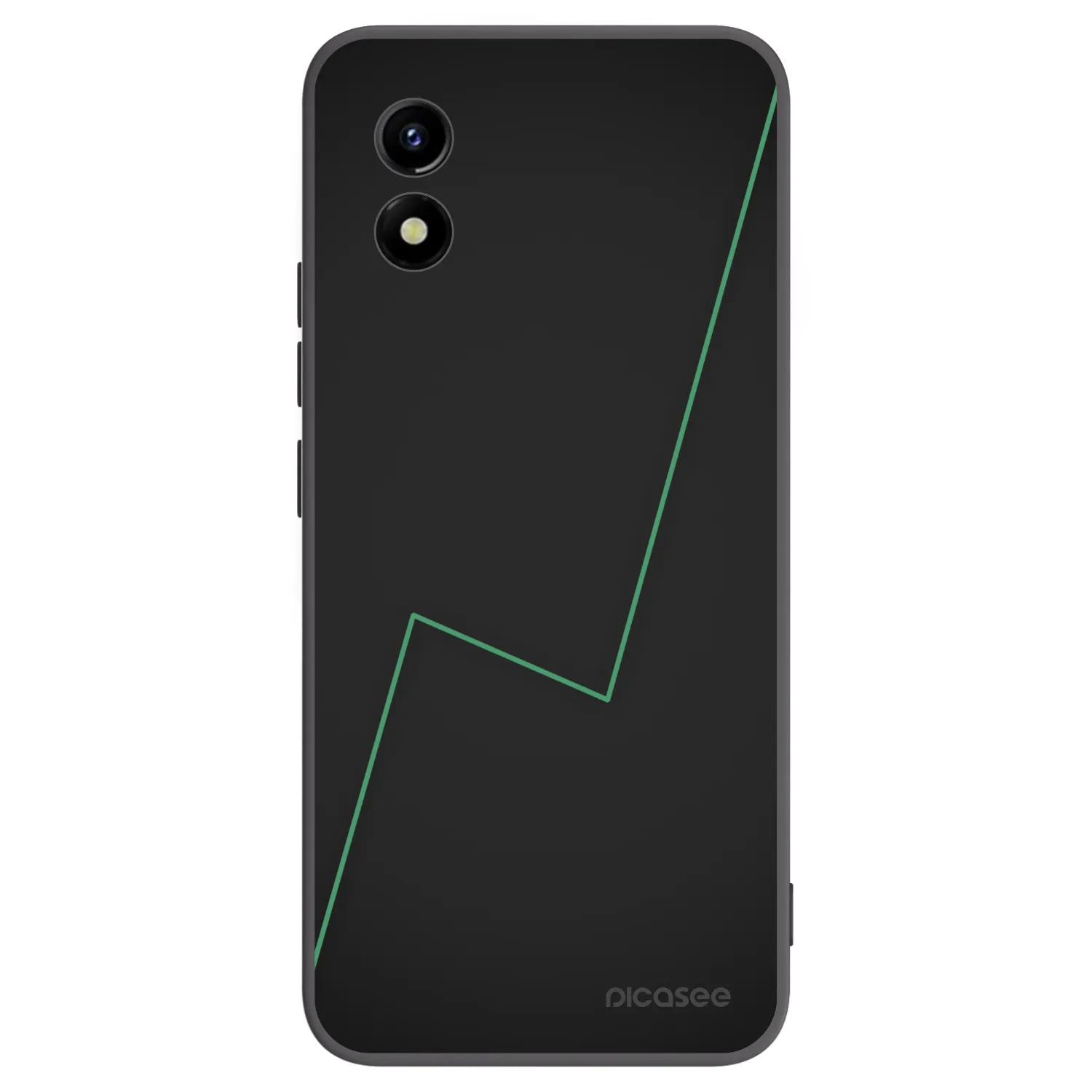 Picasee silikonski črni ovitek za Vivo Y01 - Consistency