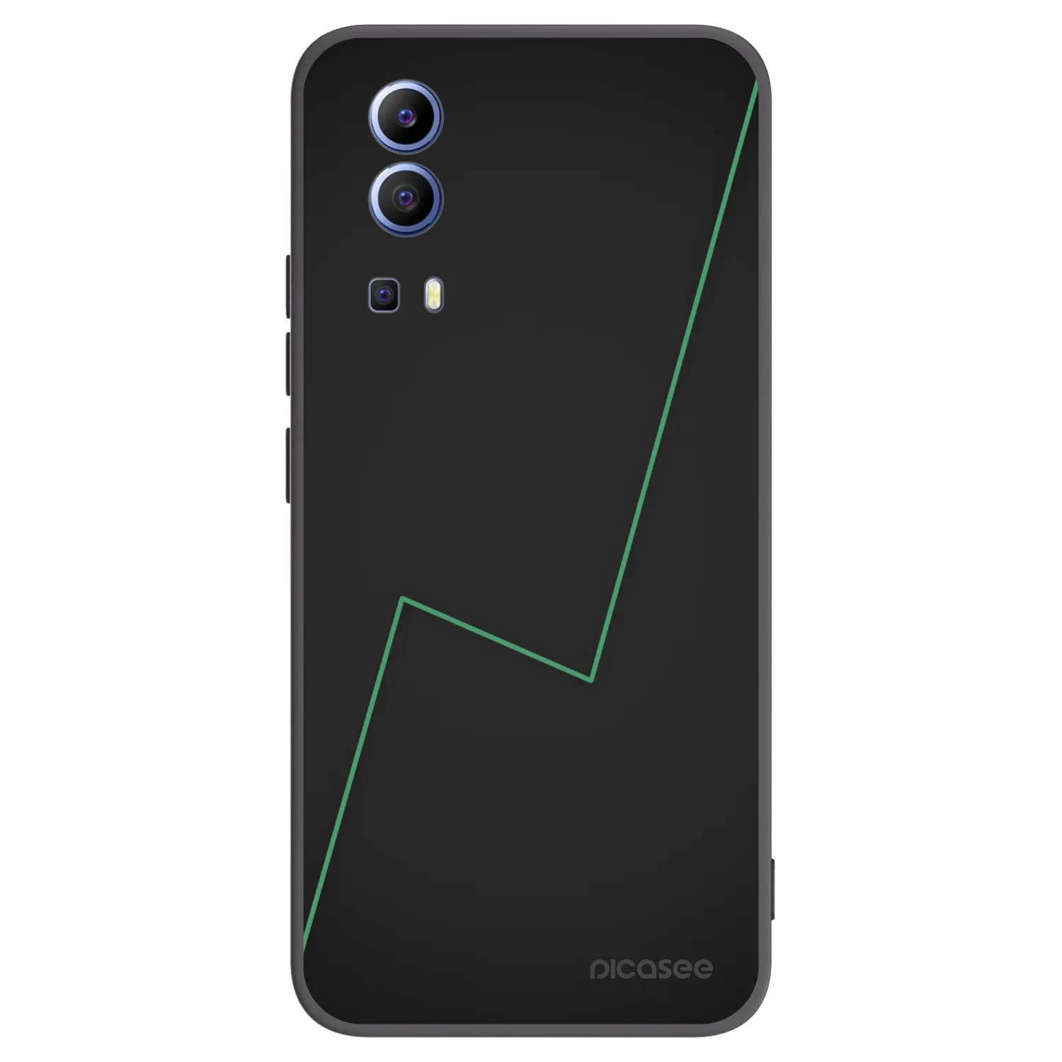 Picasee silikonski črni ovitek za Vivo Y52 5G - Consistency