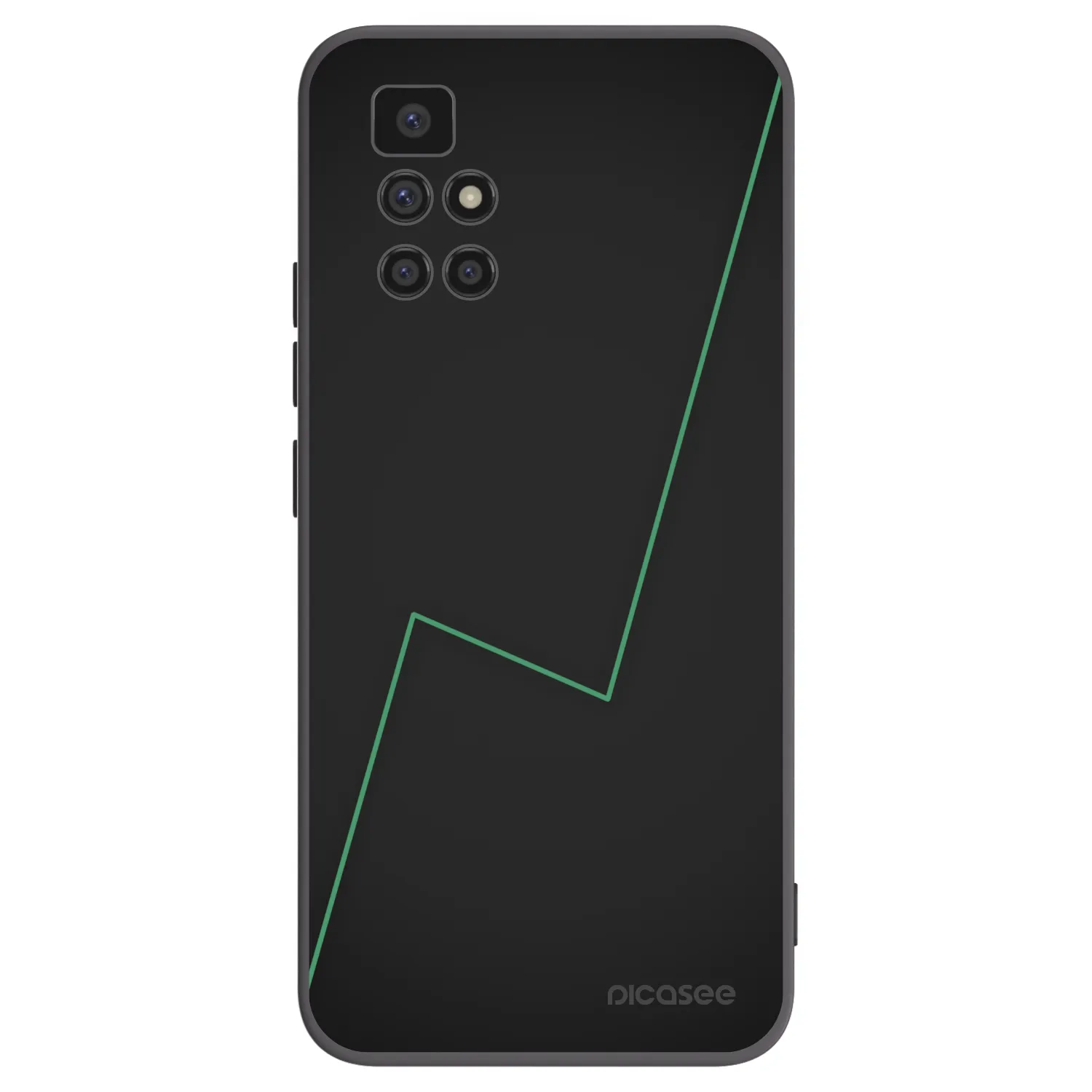 Picasee silikonski črni ovitek za Xiaomi Redmi 10 (2022) - Consistency