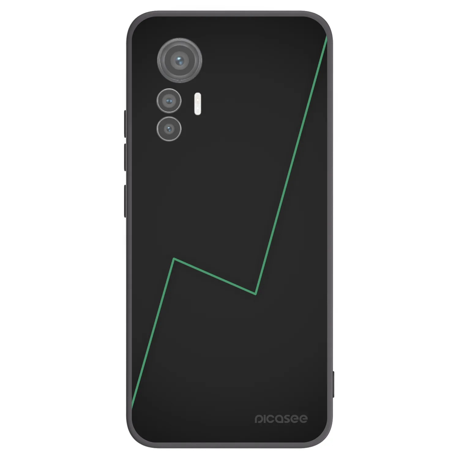 Picasee silikonski črni ovitek za Xiaomi 12 Lite - Consistency