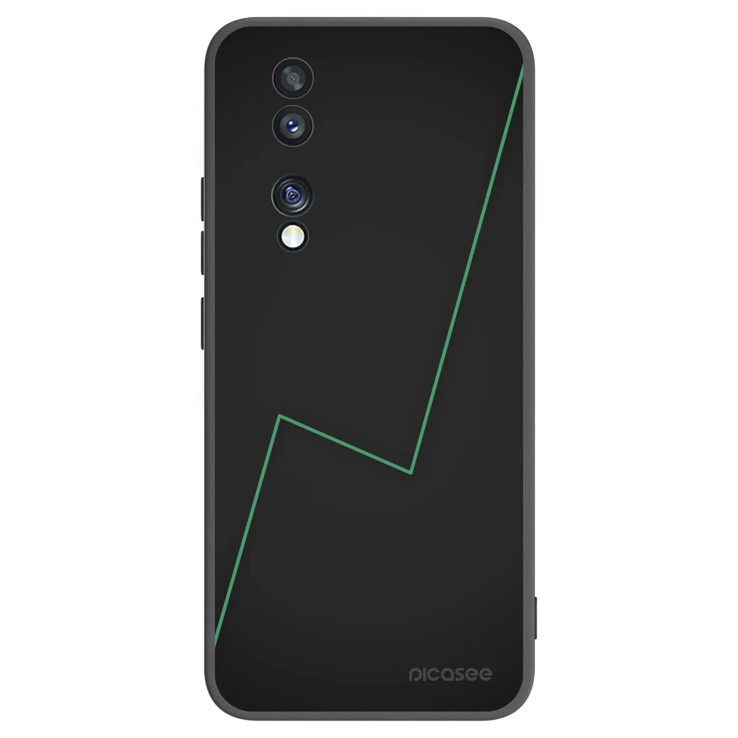 Picasee silikonski črni ovitek za Honor 70 - Consistency