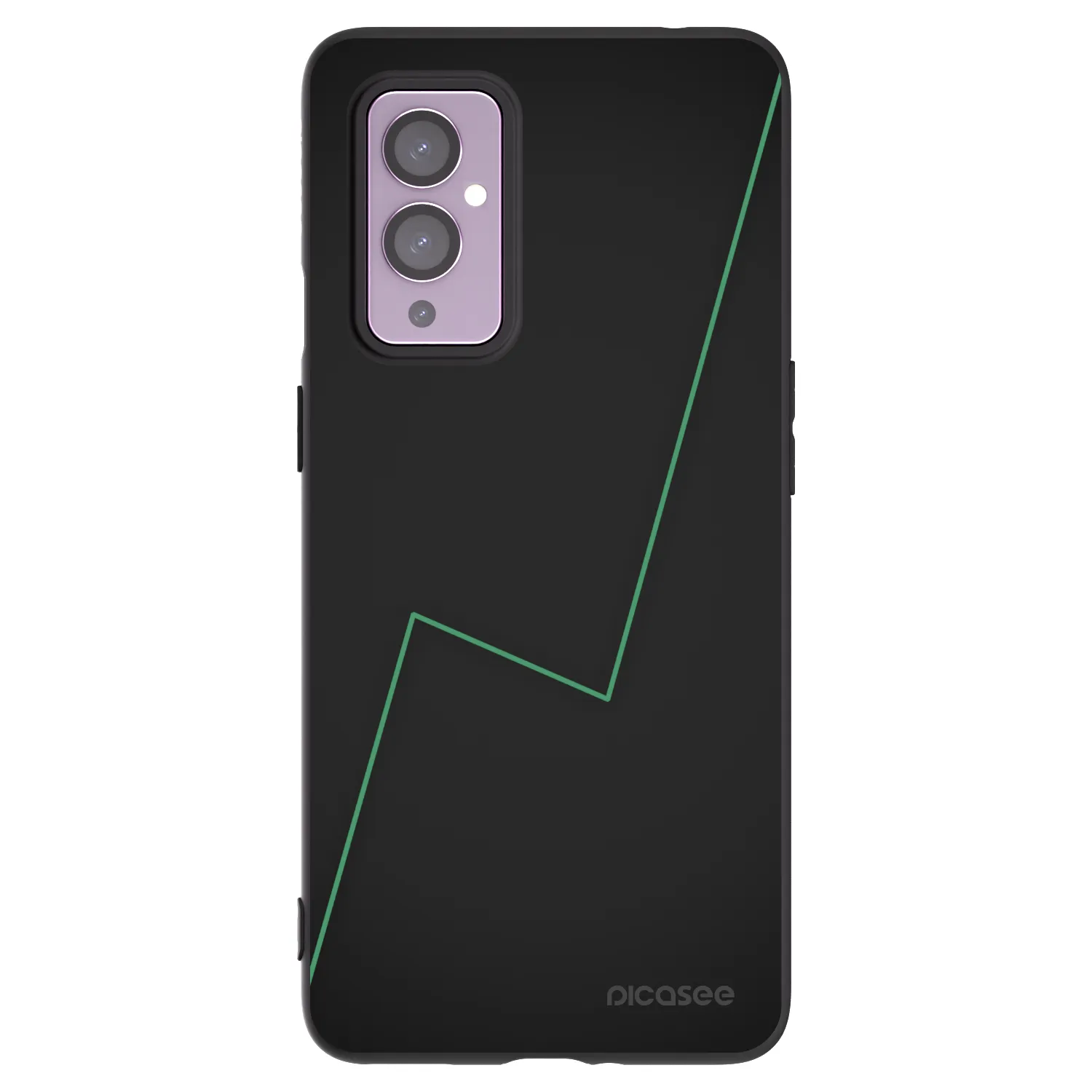 Picasee silikonski črni ovitek za OnePlus 9 - Consistency