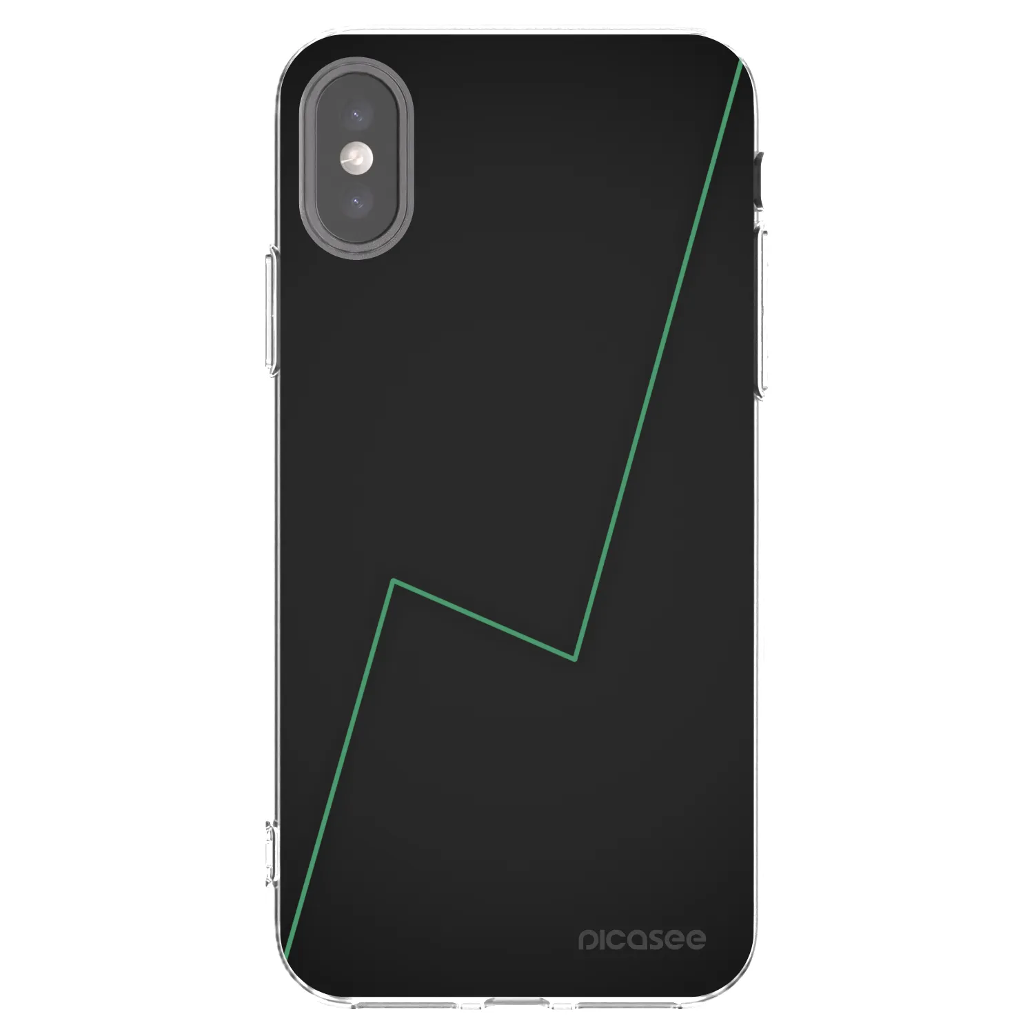 Picasee silikonski prozorni ovitek za Apple iPhone X/XS - Consistency