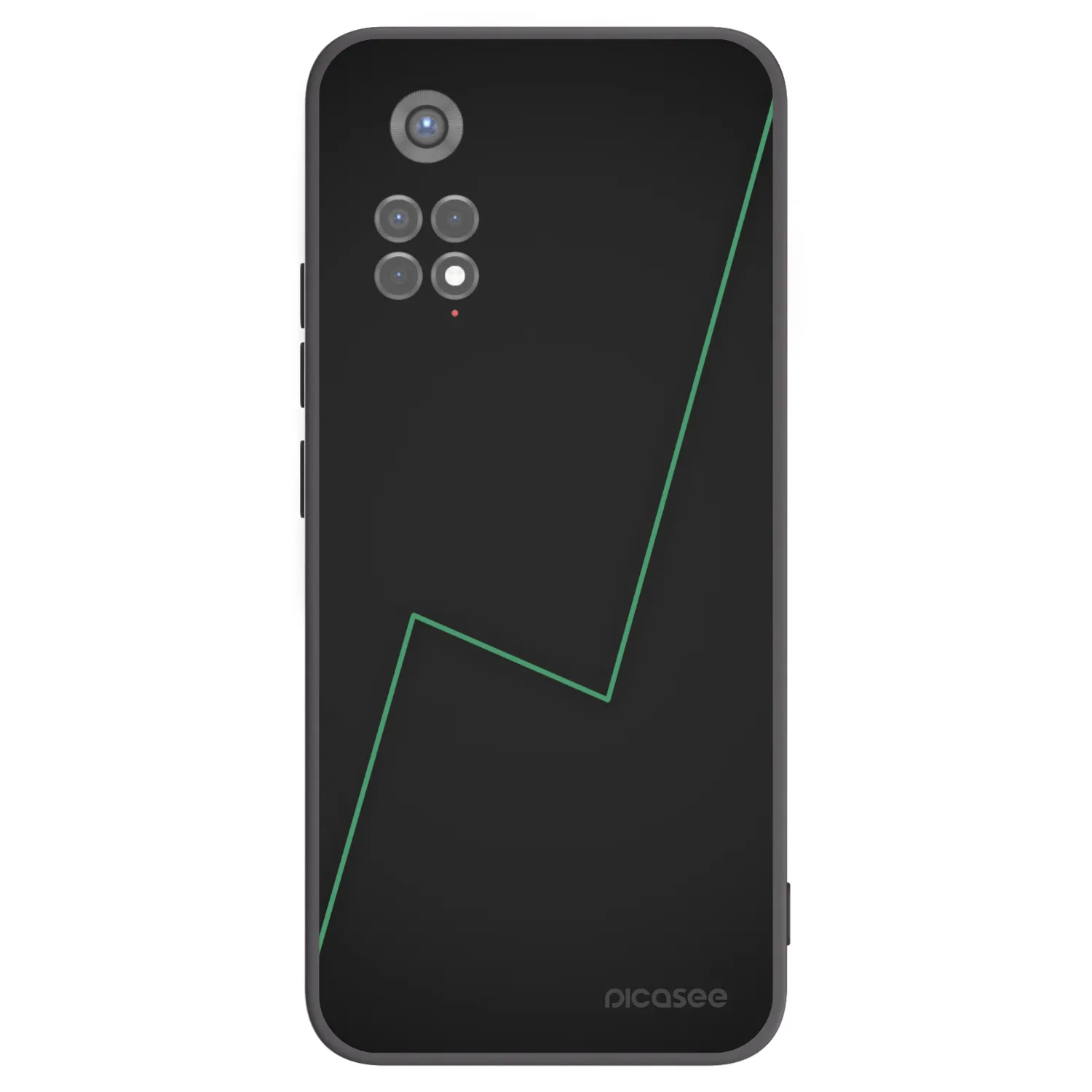 Picasee silikonski črni ovitek za Xiaomi Redmi Note 11S 5G - Consistency