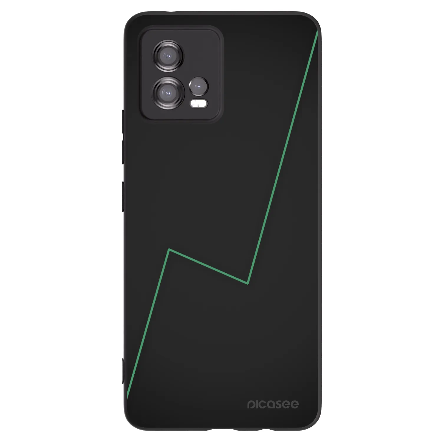 Picasee silikonski črni ovitek za Motorola Moto G72 - Consistency