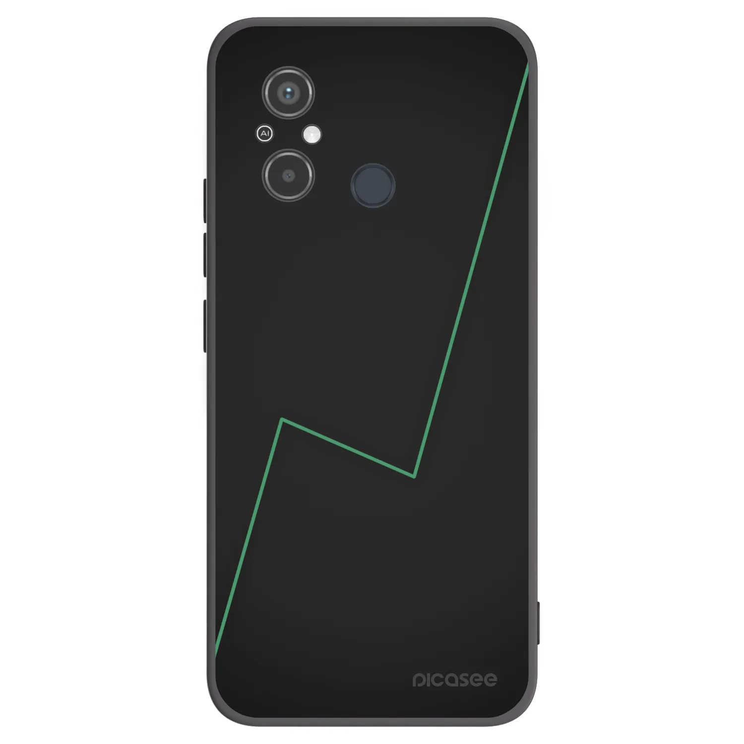 Picasee silikonski črni ovitek za Xiaomi Redmi 12C - Consistency