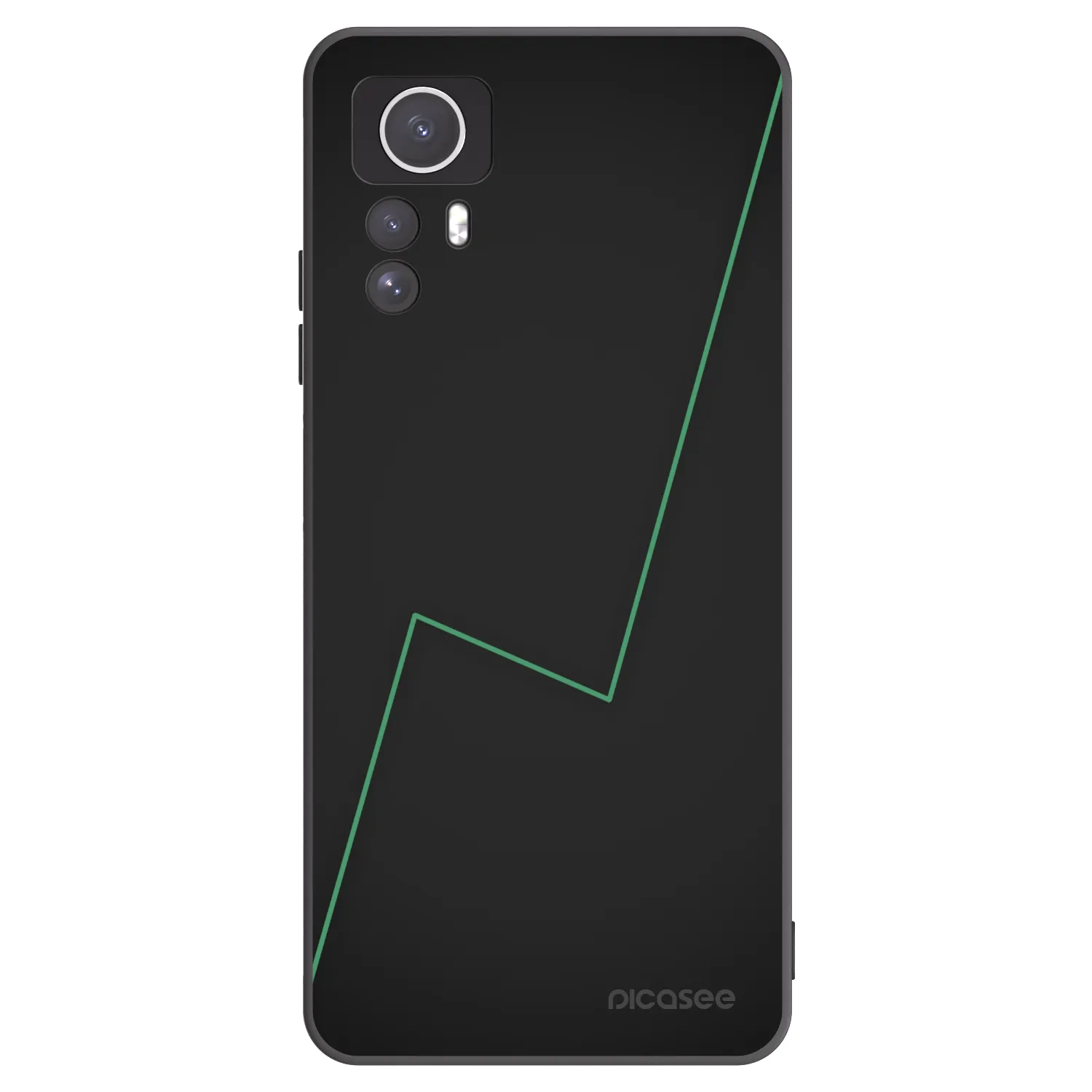 Picasee silikonski črni ovitek za Xiaomi Redmi Note 12S - Consistency