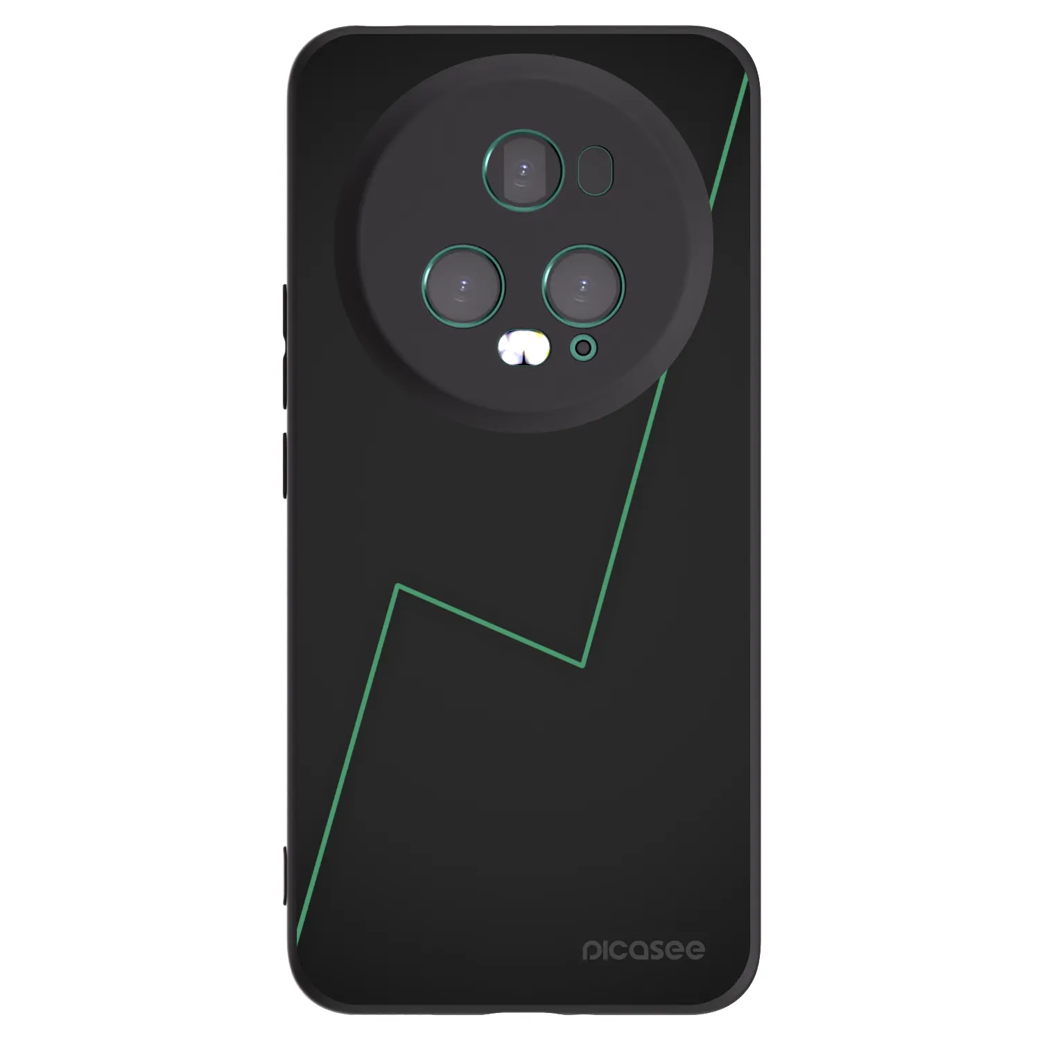 Picasee silikonski črni ovitek za Honor Magic5 Pro - Consistency