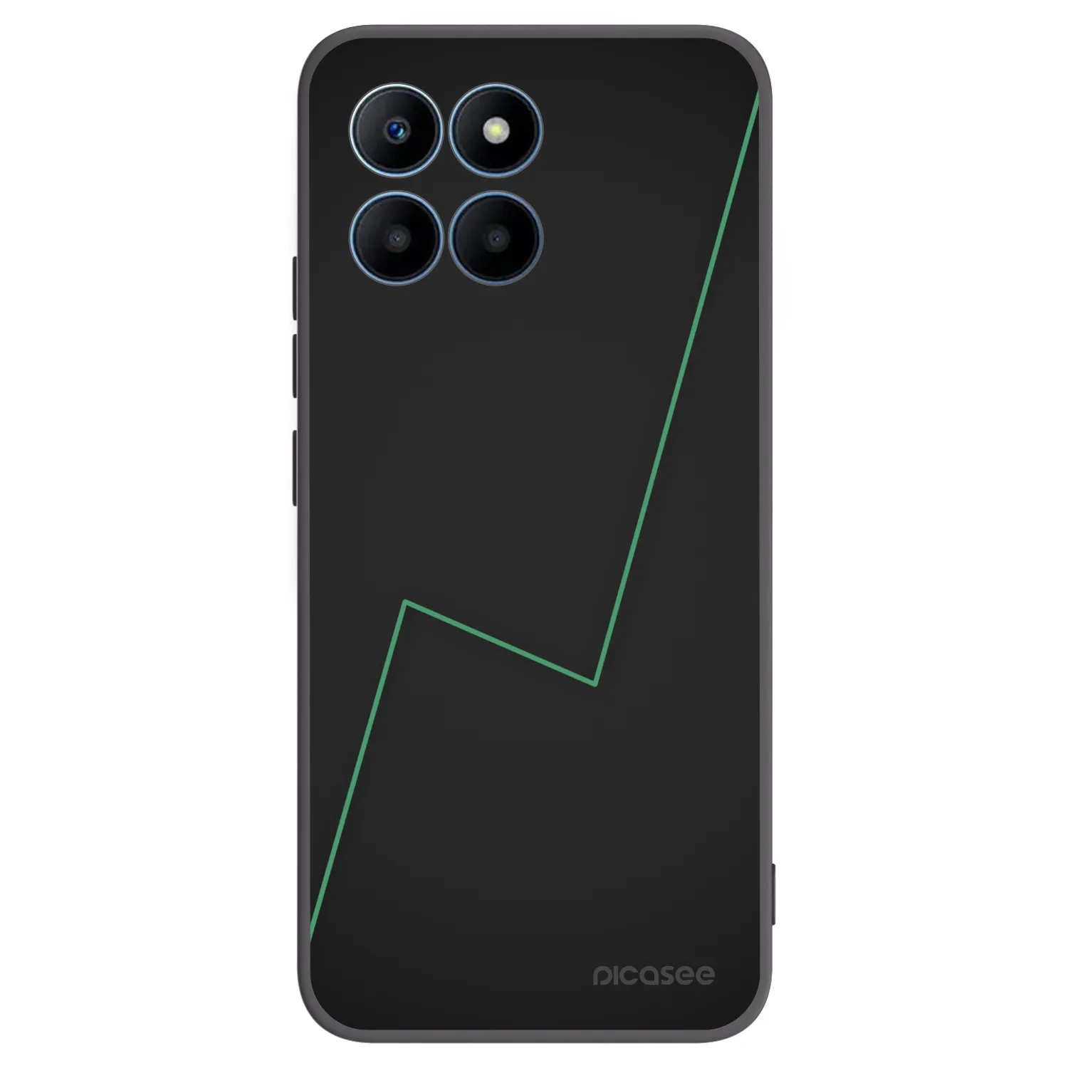 Picasee silikonski črni ovitek za Honor 70 Lite - Consistency
