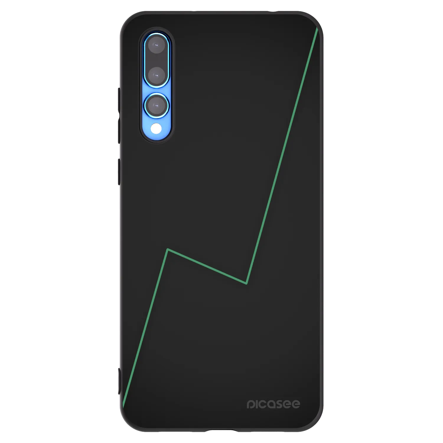 Picasee silikonski črni ovitek za Huawei P20 Pro - Consistency