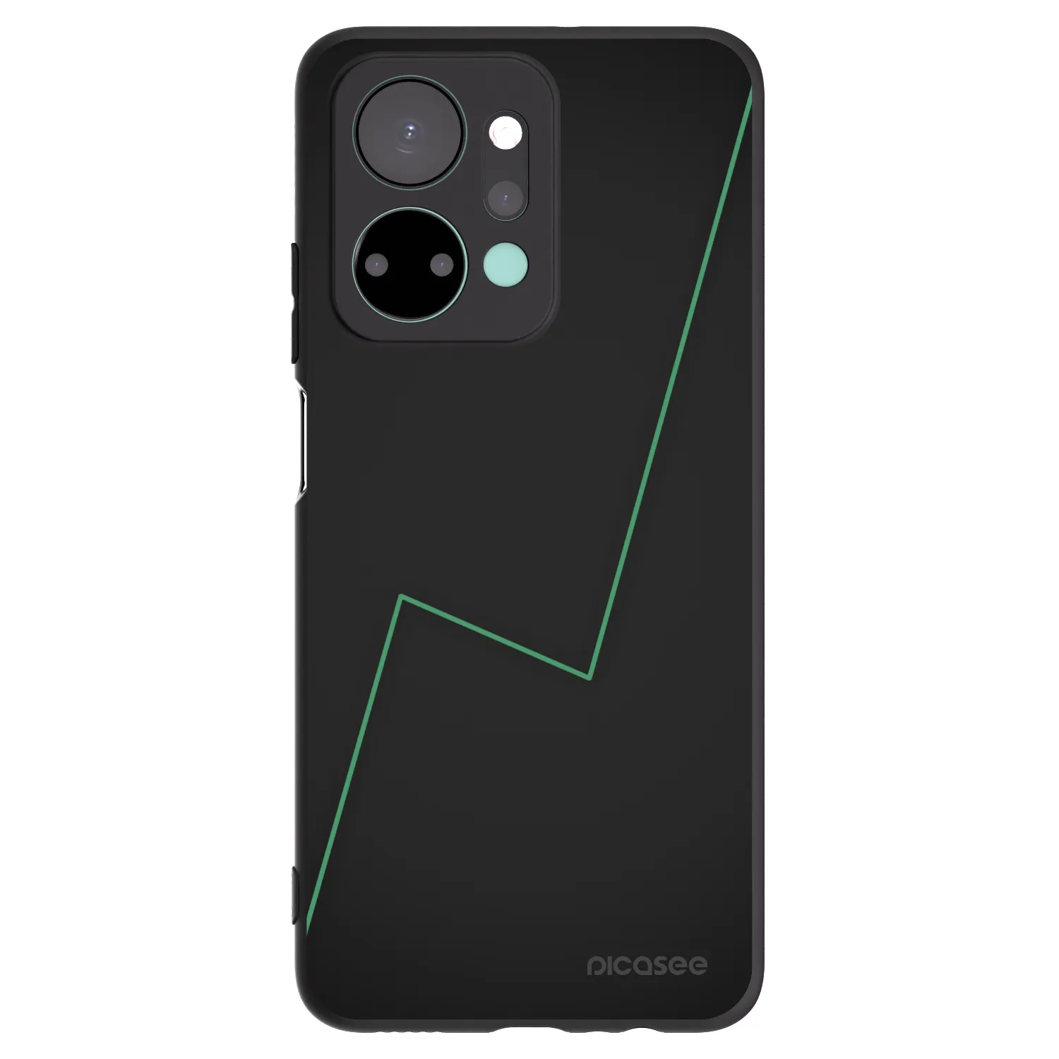 Picasee silikonski črni ovitek za Honor X7a - Consistency
