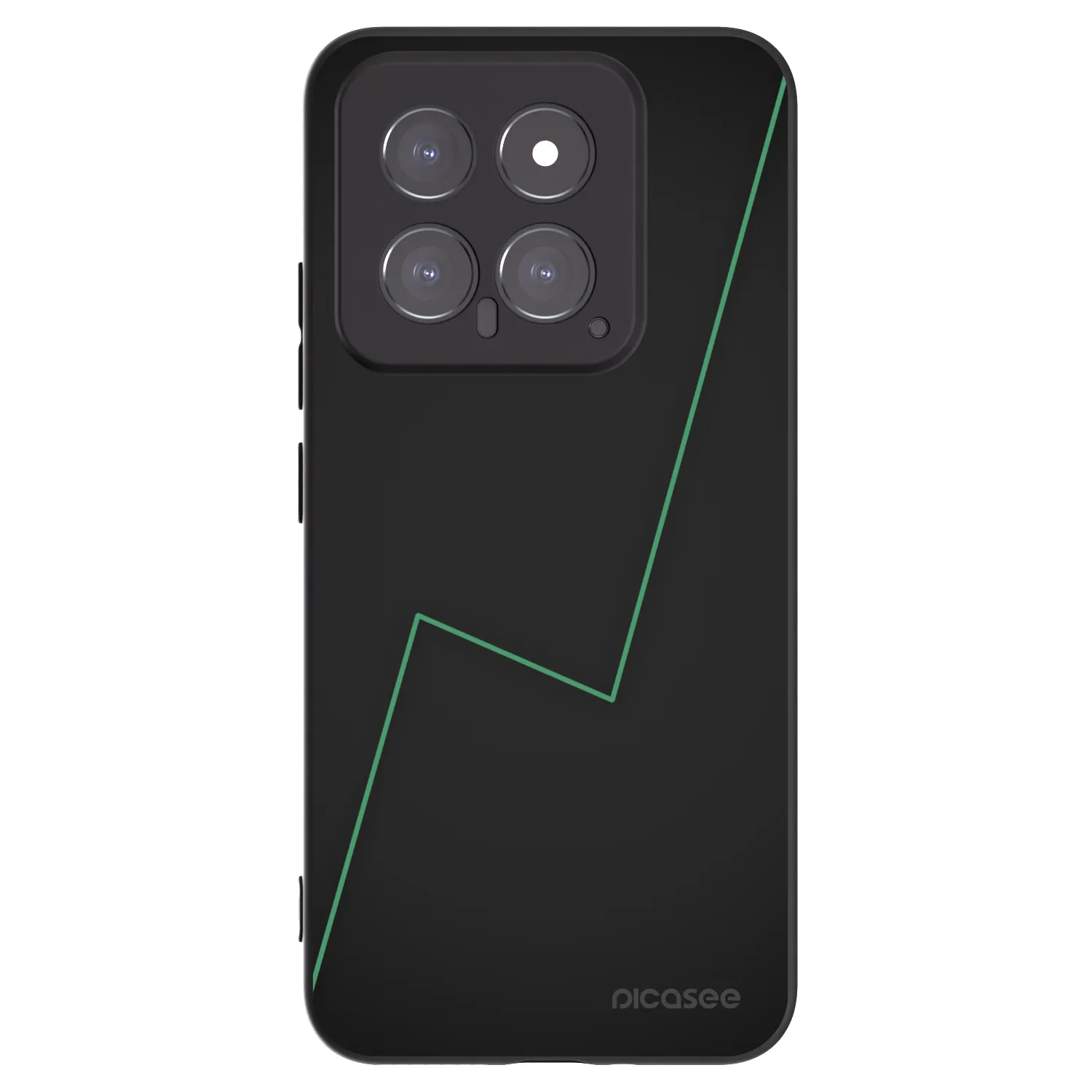 Picasee silikonski črni ovitek za Xiaomi 14 - Consistency