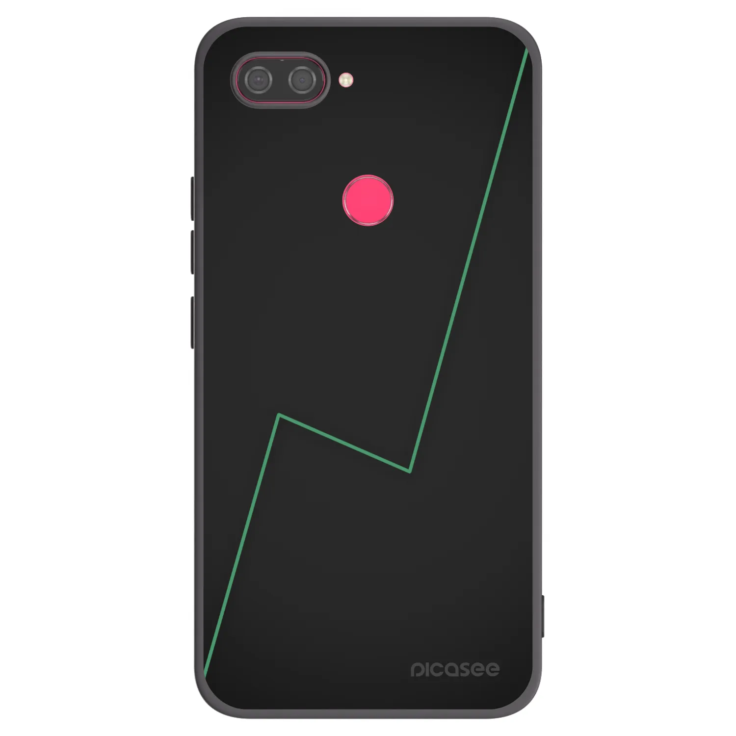 Picasee silikonski črni ovitek za Xiaomi Mi 8 Lite - Consistency