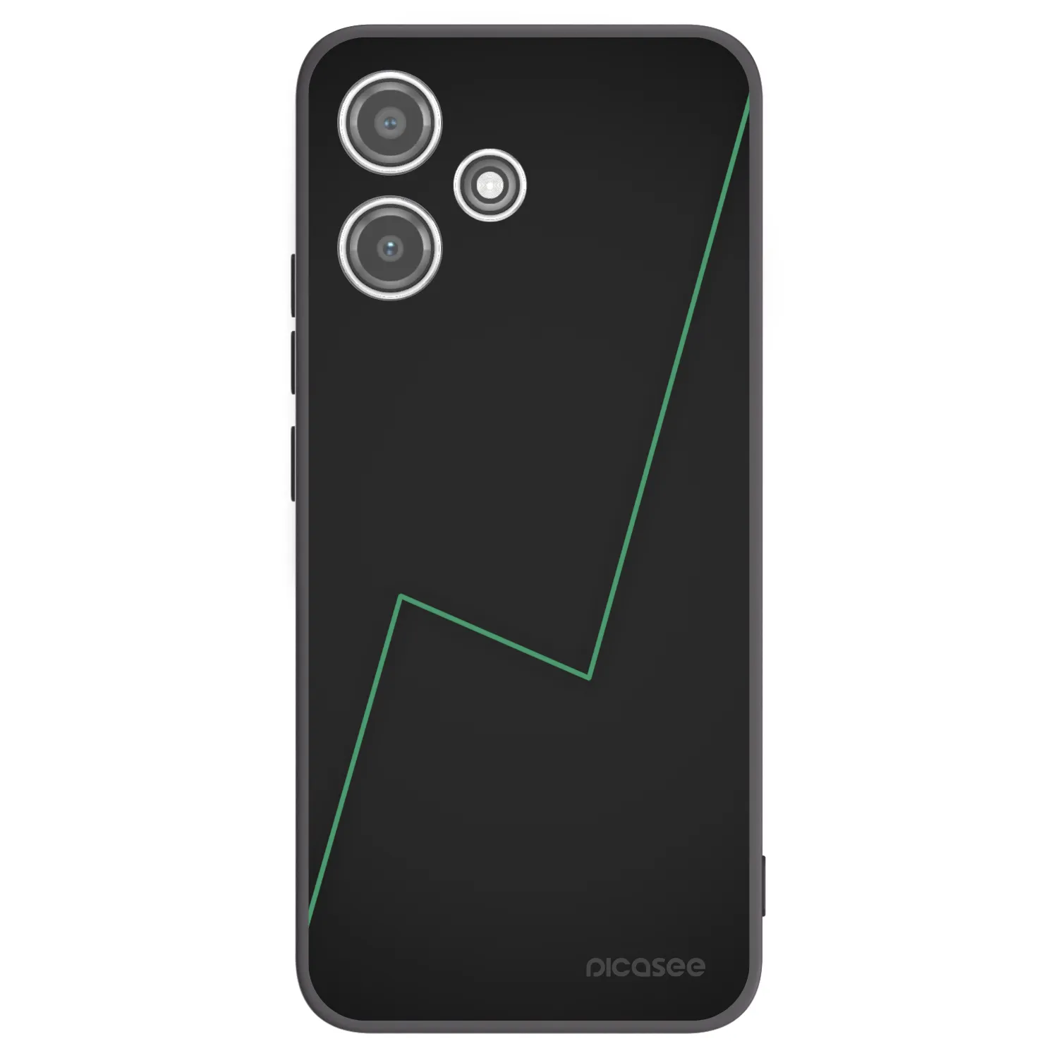 Picasee silikonski črni ovitek za Xiaomi Redmi 12 5G - Consistency