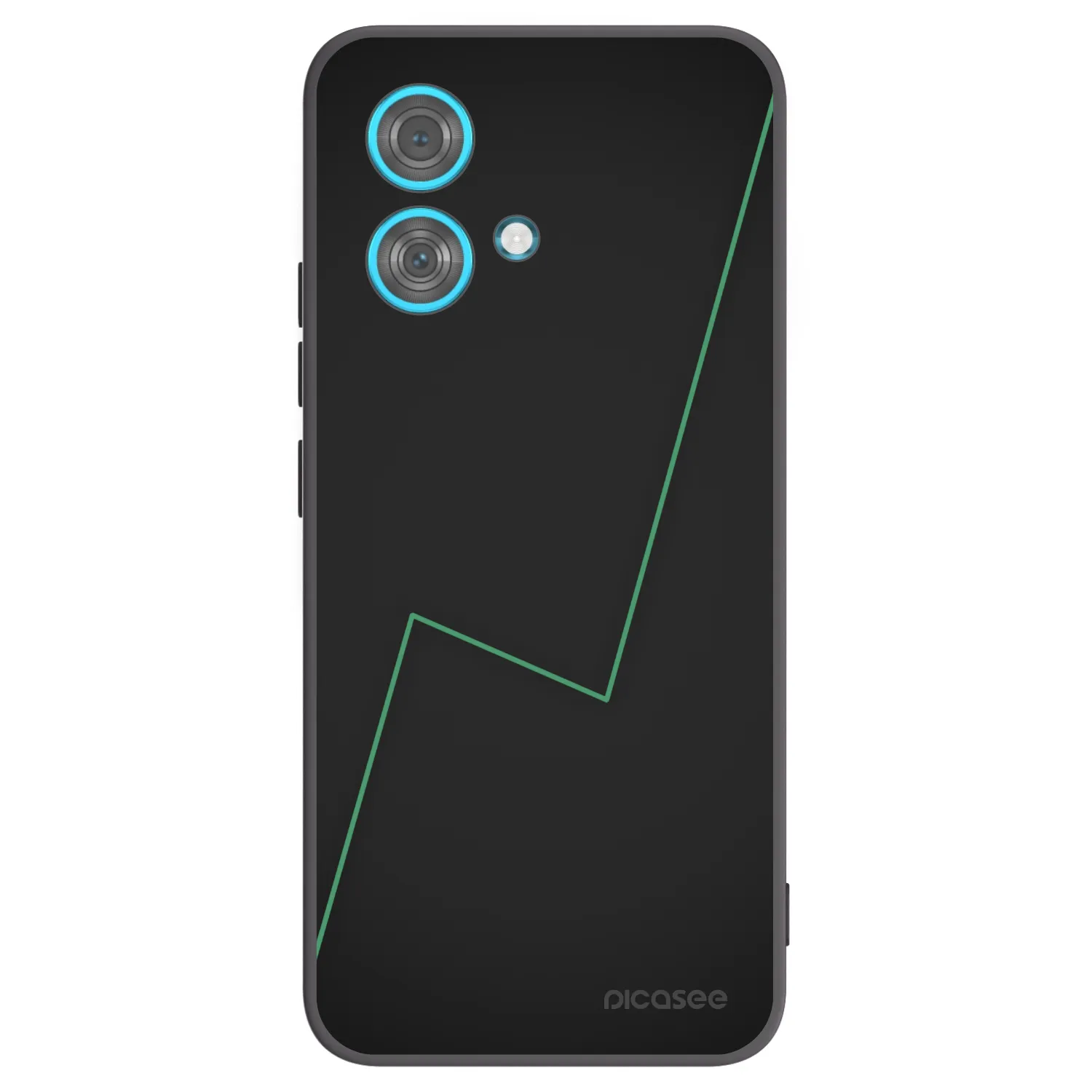 Picasee silikonski črni ovitek za Motorola Edge 40 Neo - Consistency