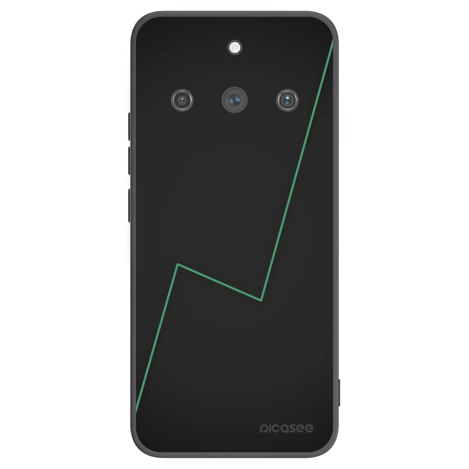 Picasee silikonski črni ovitek za Realme 11 Pro+ - Consistency
