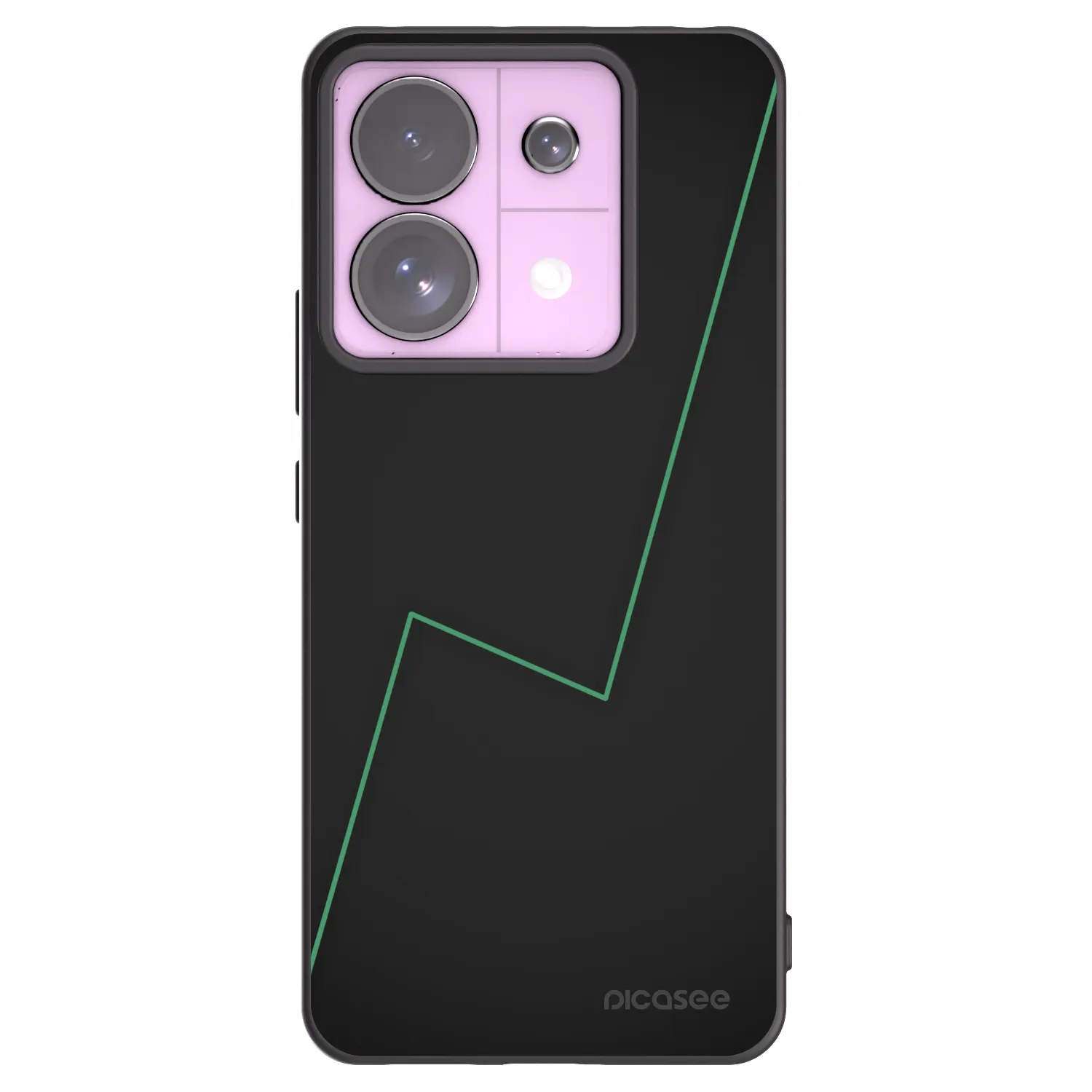 Picasee silikonski črni ovitek za Xiaomi Redmi Note 13 Pro 5G - Consistency