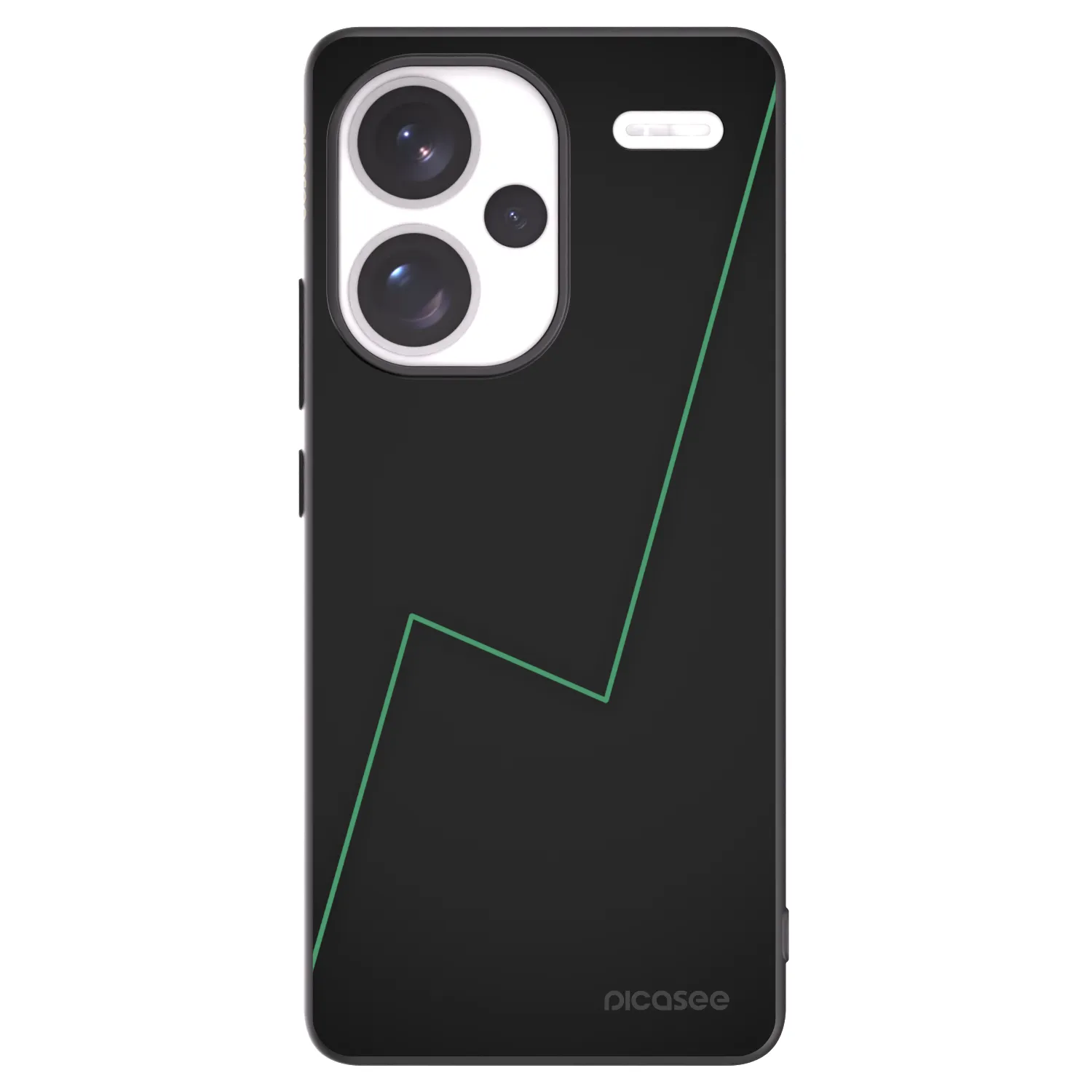 Picasee silikonski črni ovitek za Xiaomi Redmi Note 13 Pro+ 5G - Consistency