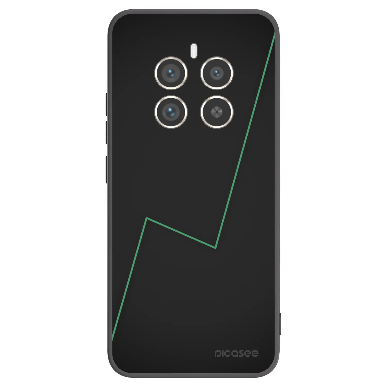Picasee silikonski črni ovitek za Realme 12 Pro 5G - Consistency