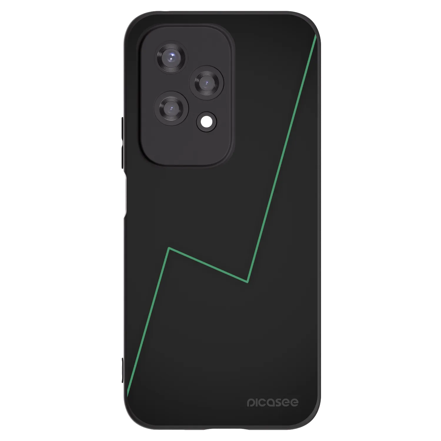 Picasee silikonski črni ovitek za Honor 200 Lite - Consistency