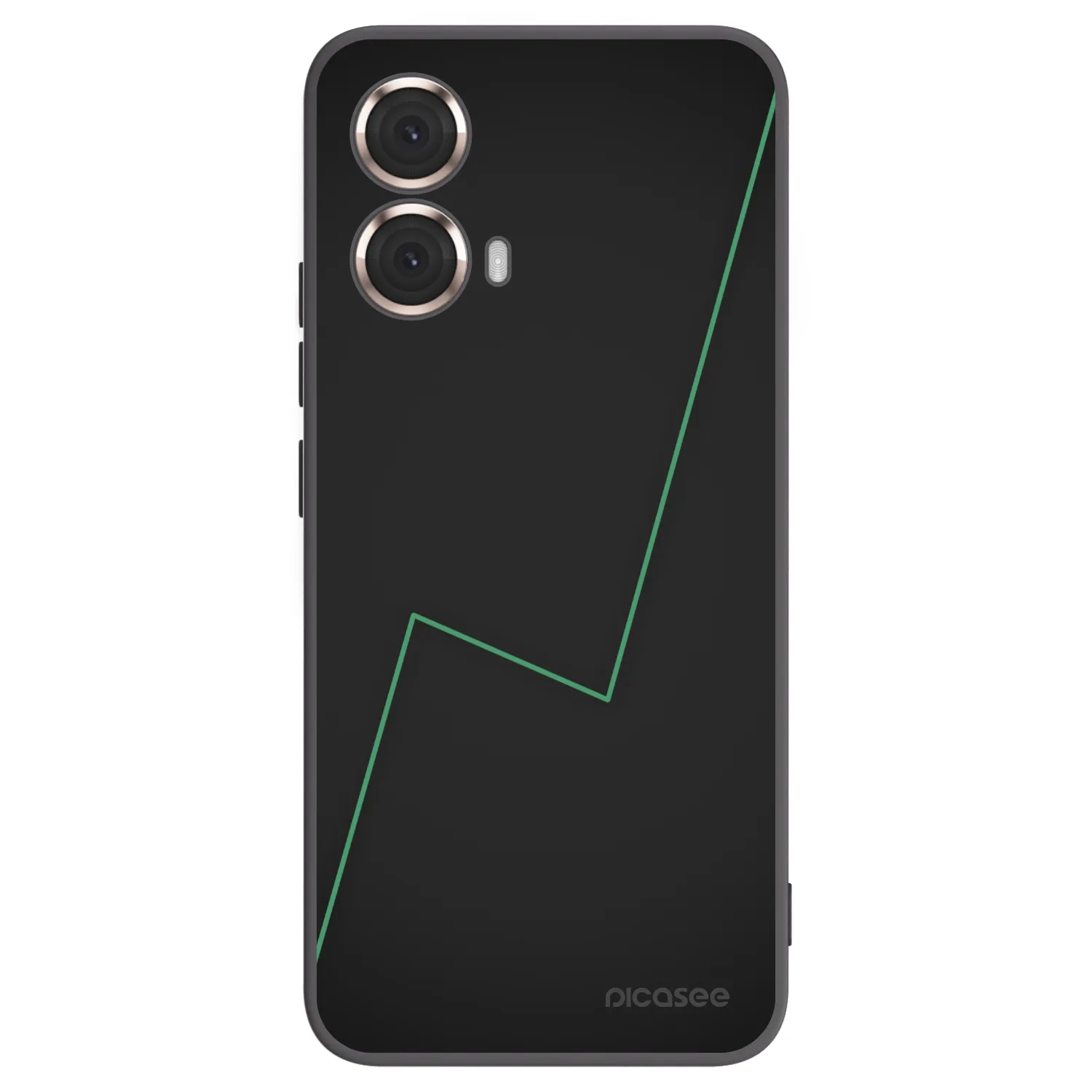 Picasee silikonski črni ovitek za Motorola Moto G85 - Consistency