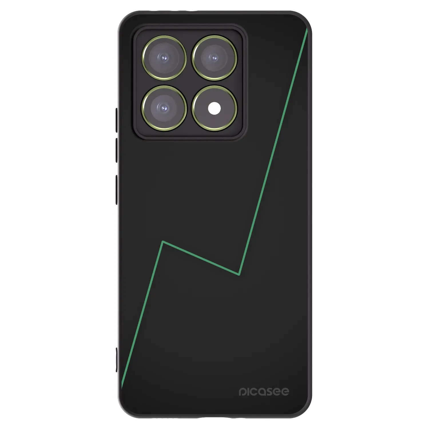 Picasee silikonski črni ovitek za Xiaomi 14T - Consistency