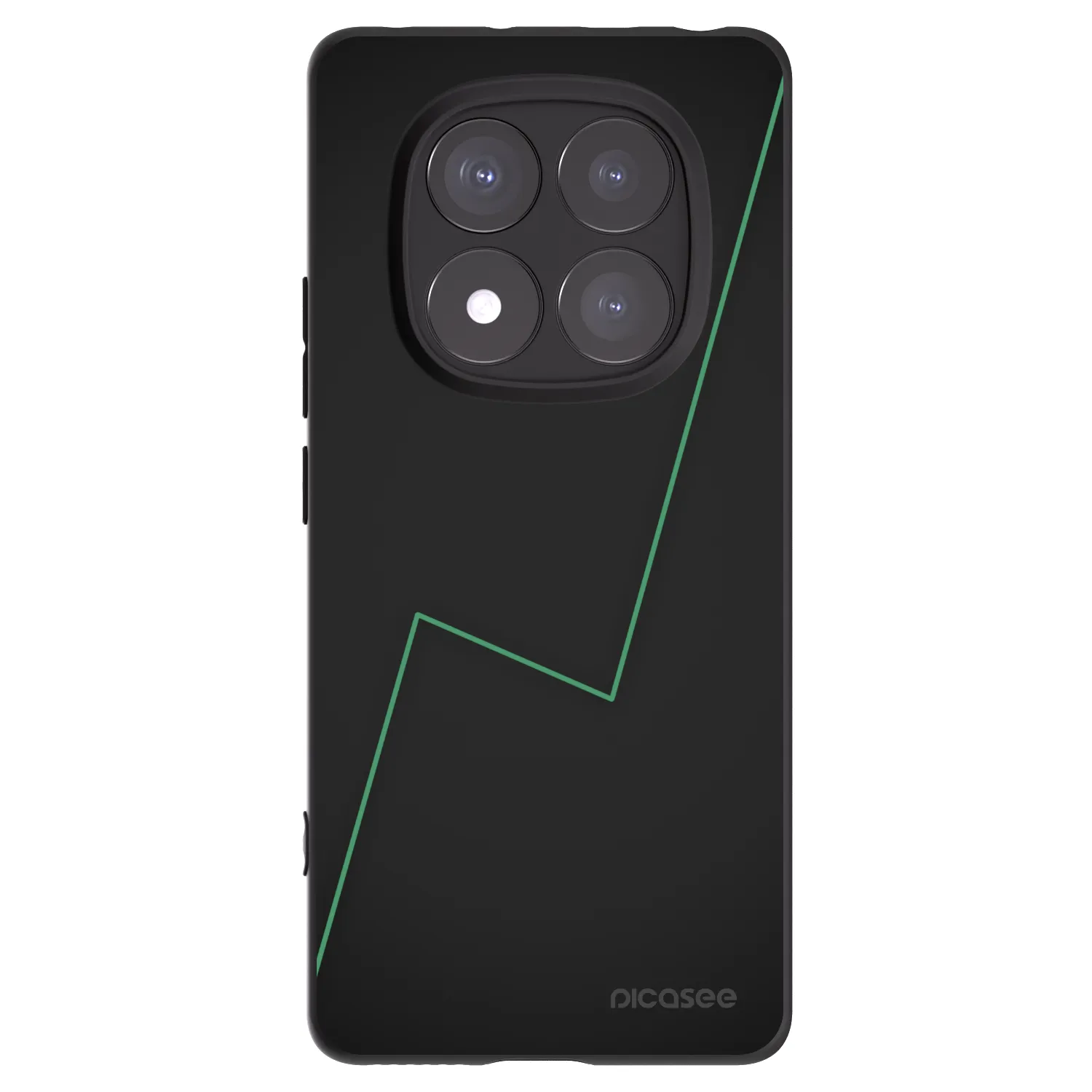 Picasee silikonski črni ovitek za Xiaomi Redmi Note 14 Pro 5G - Consistency
