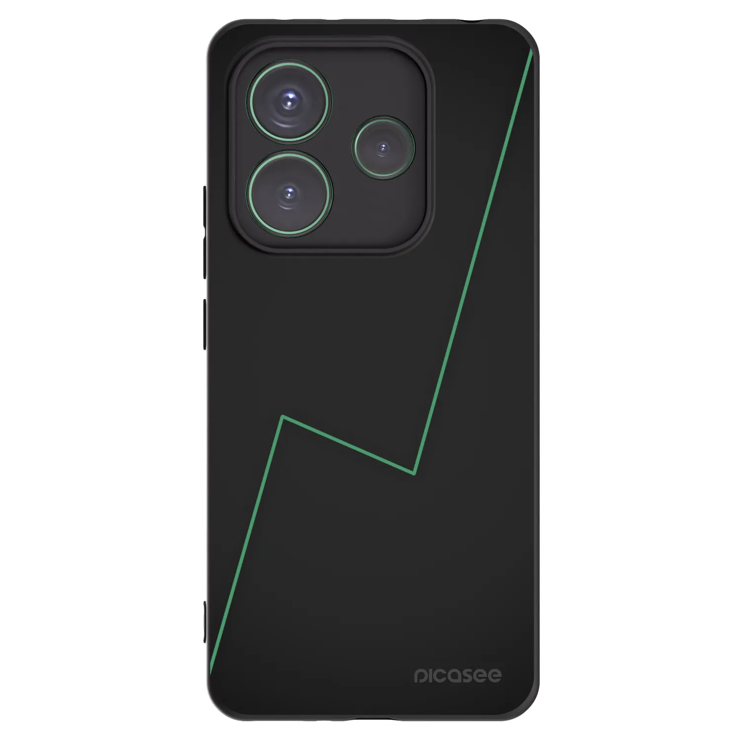 Picasee silikonski črni ovitek za Xiaomi Redmi Note 14 5G - Consistency
