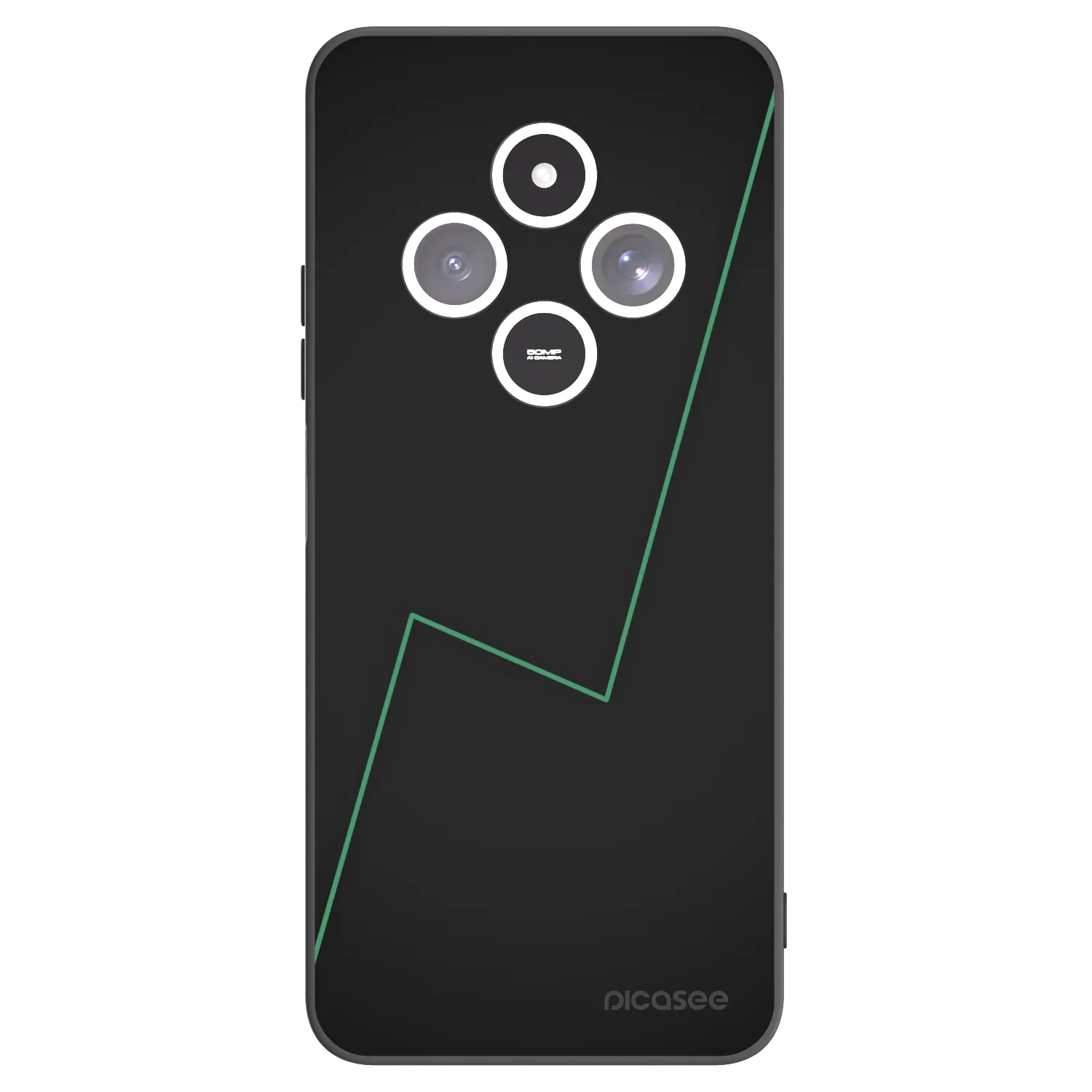 Picasee silikonski črni ovitek za Xiaomi Redmi 14C - Consistency
