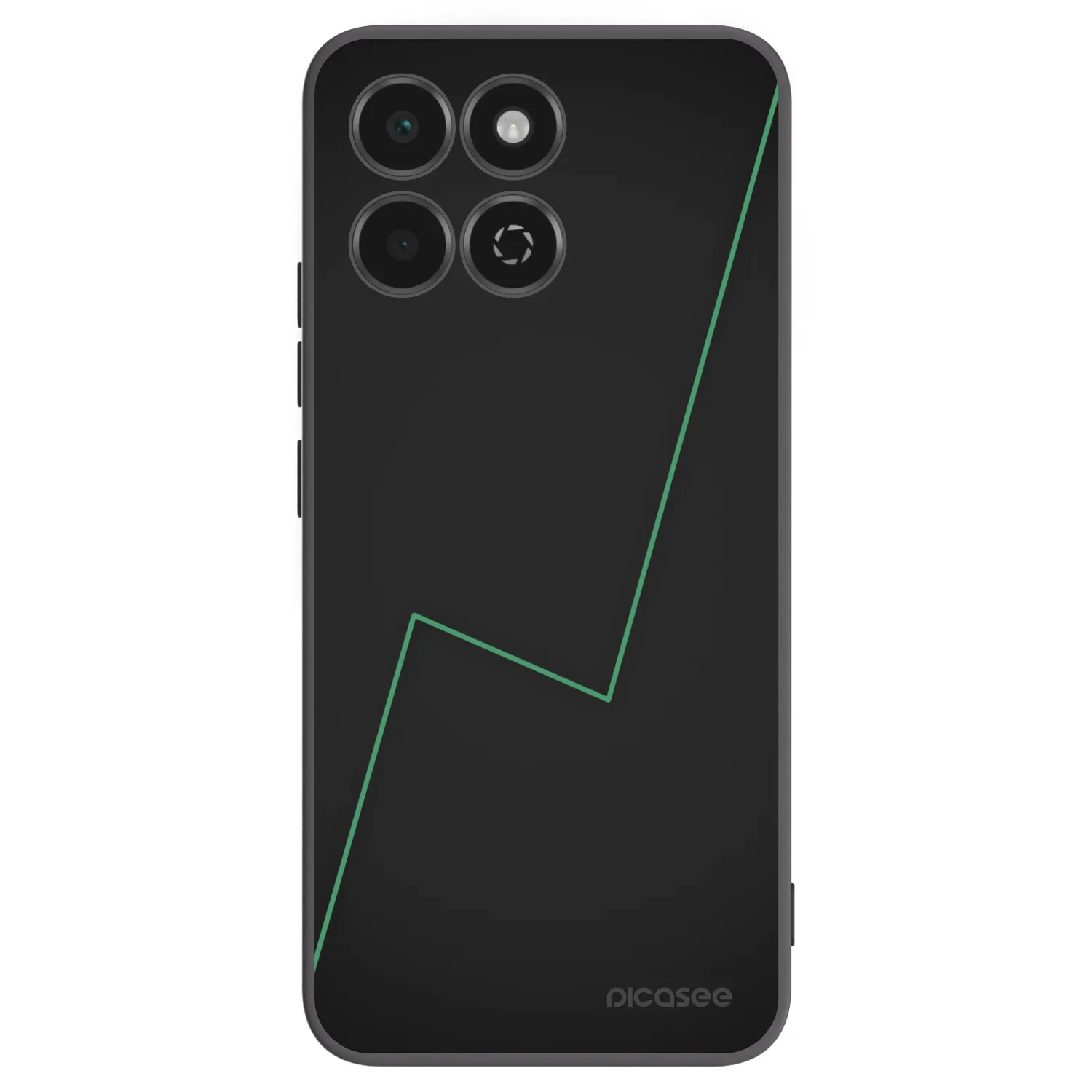 Picasee silikonski črni ovitek za Honor 200 Smart 5G - Consistency