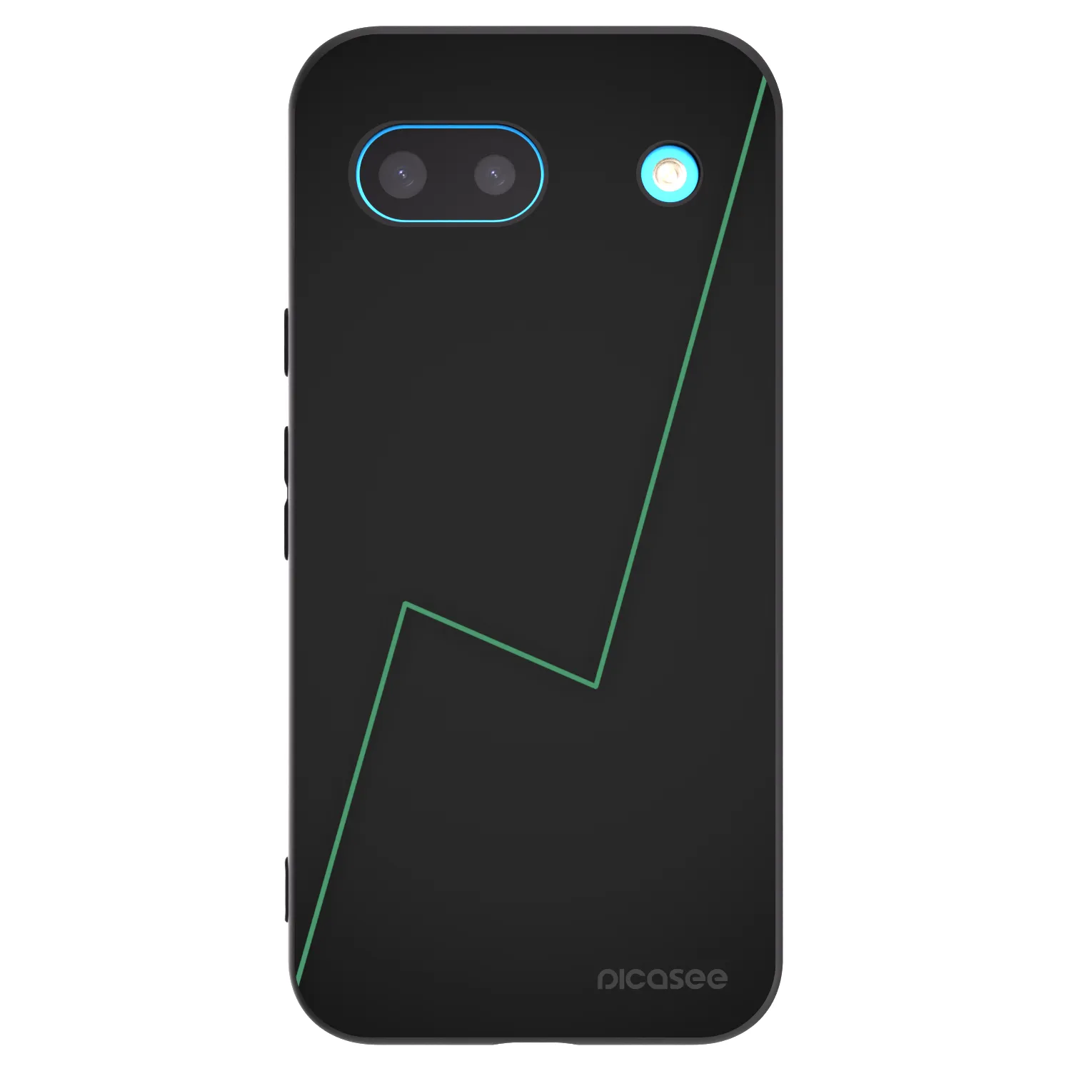 Picasee silikonski črni ovitek za Google Pixel 8a - Consistency