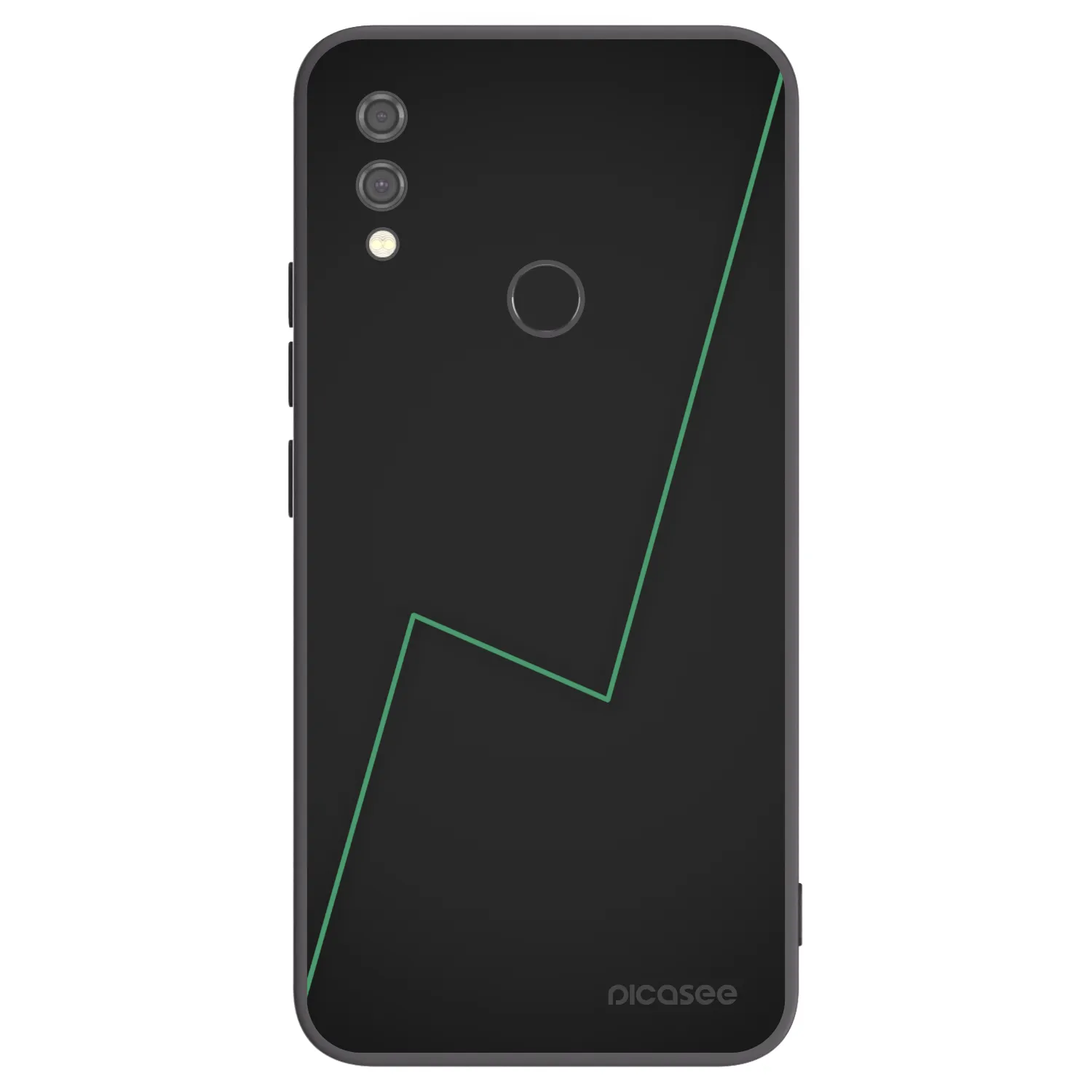 Picasee silikonski črni ovitek za Xiaomi Redmi Note 7 - Consistency