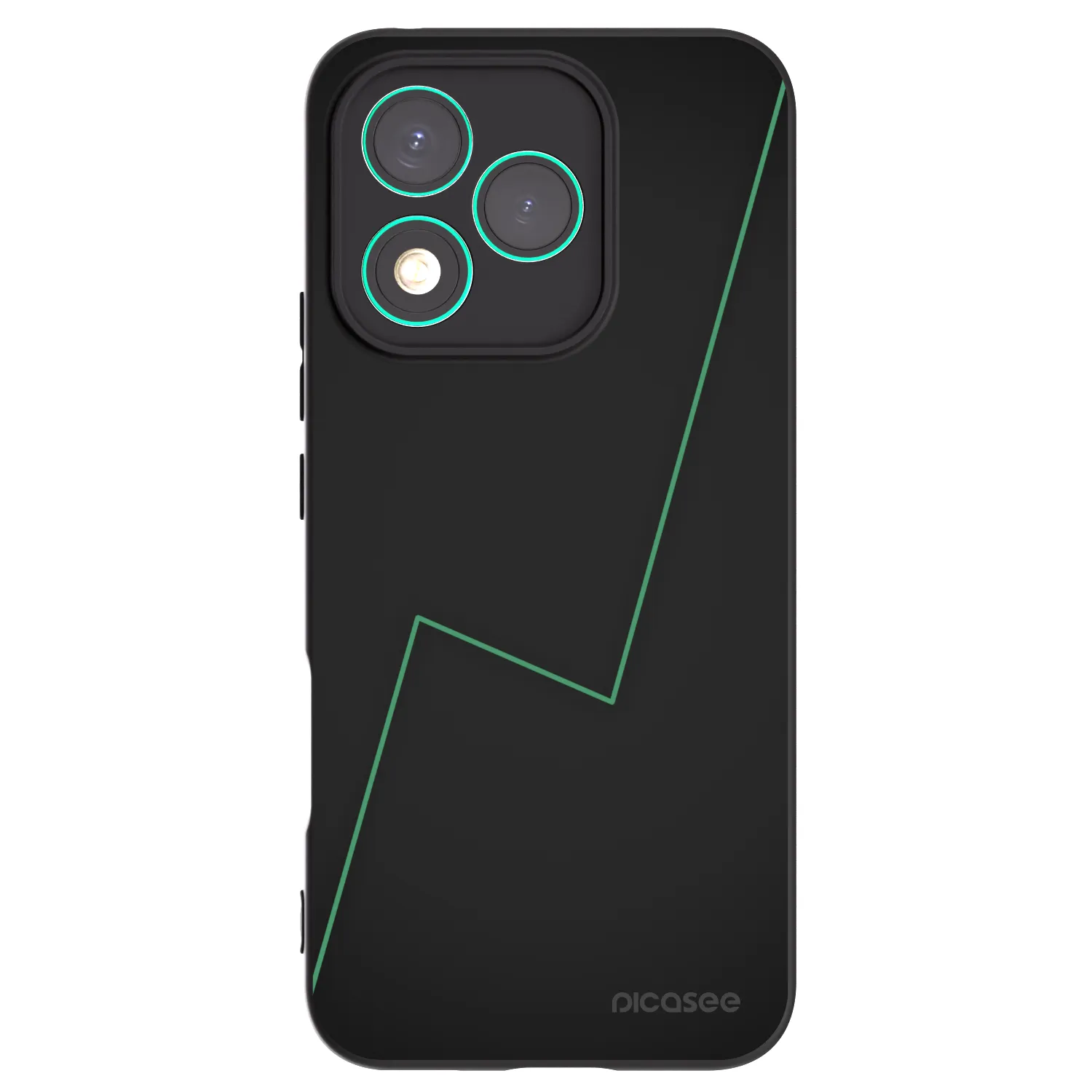 Picasee silikonski črni ovitek za Honor 400 Lite 5G - Consistency