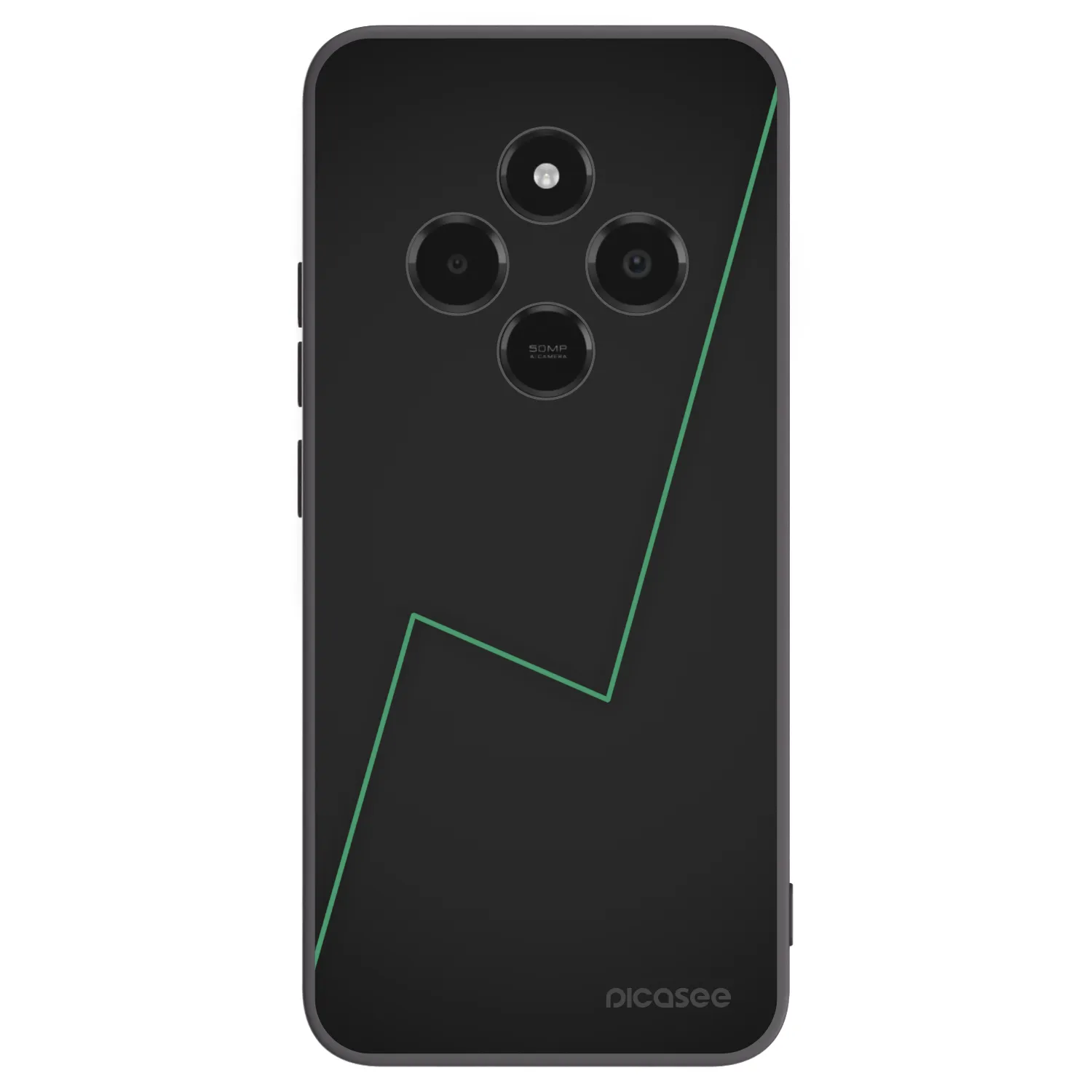 Picasee silikonski črni ovitek za Xiaomi Poco C75 - Consistency