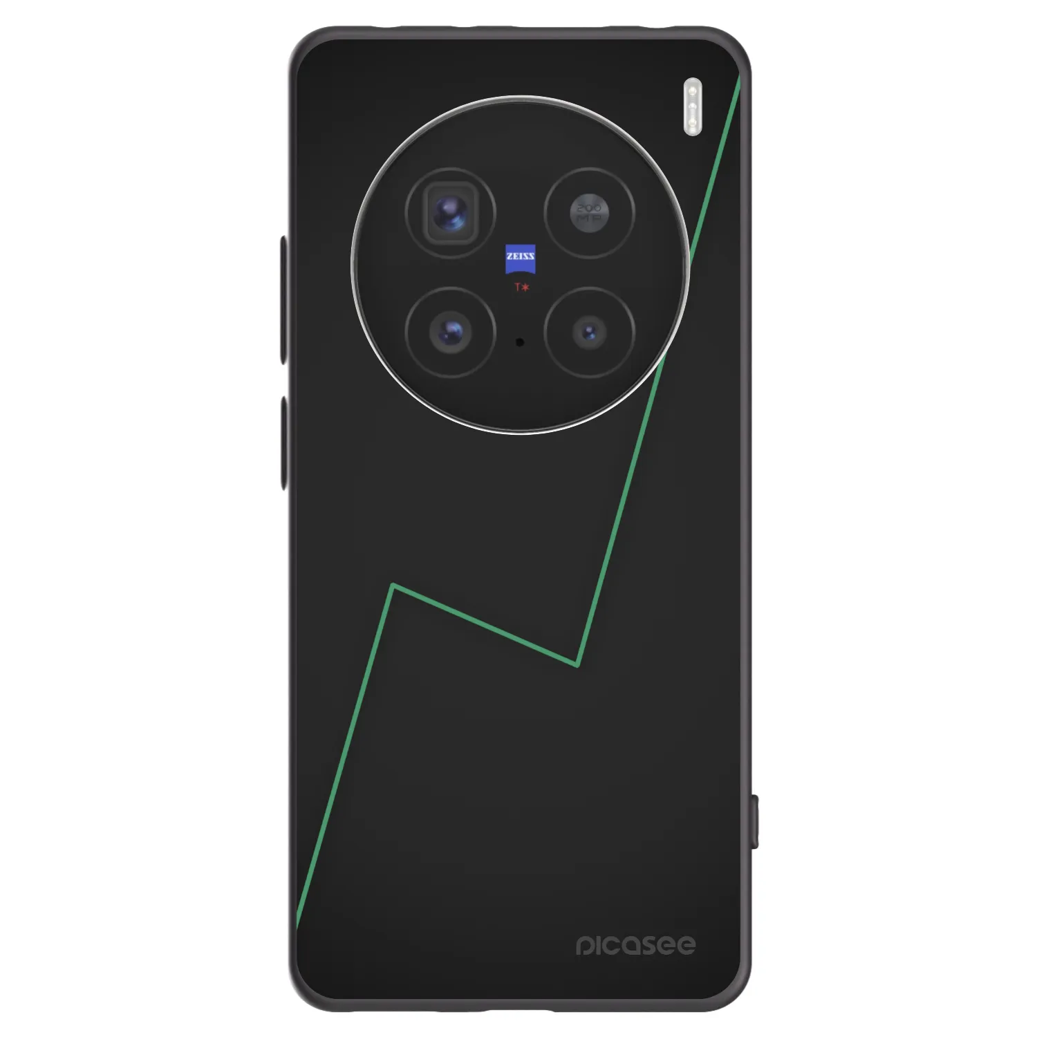 Picasee silikonski črni ovitek za Vivo X200 Pro - Consistency