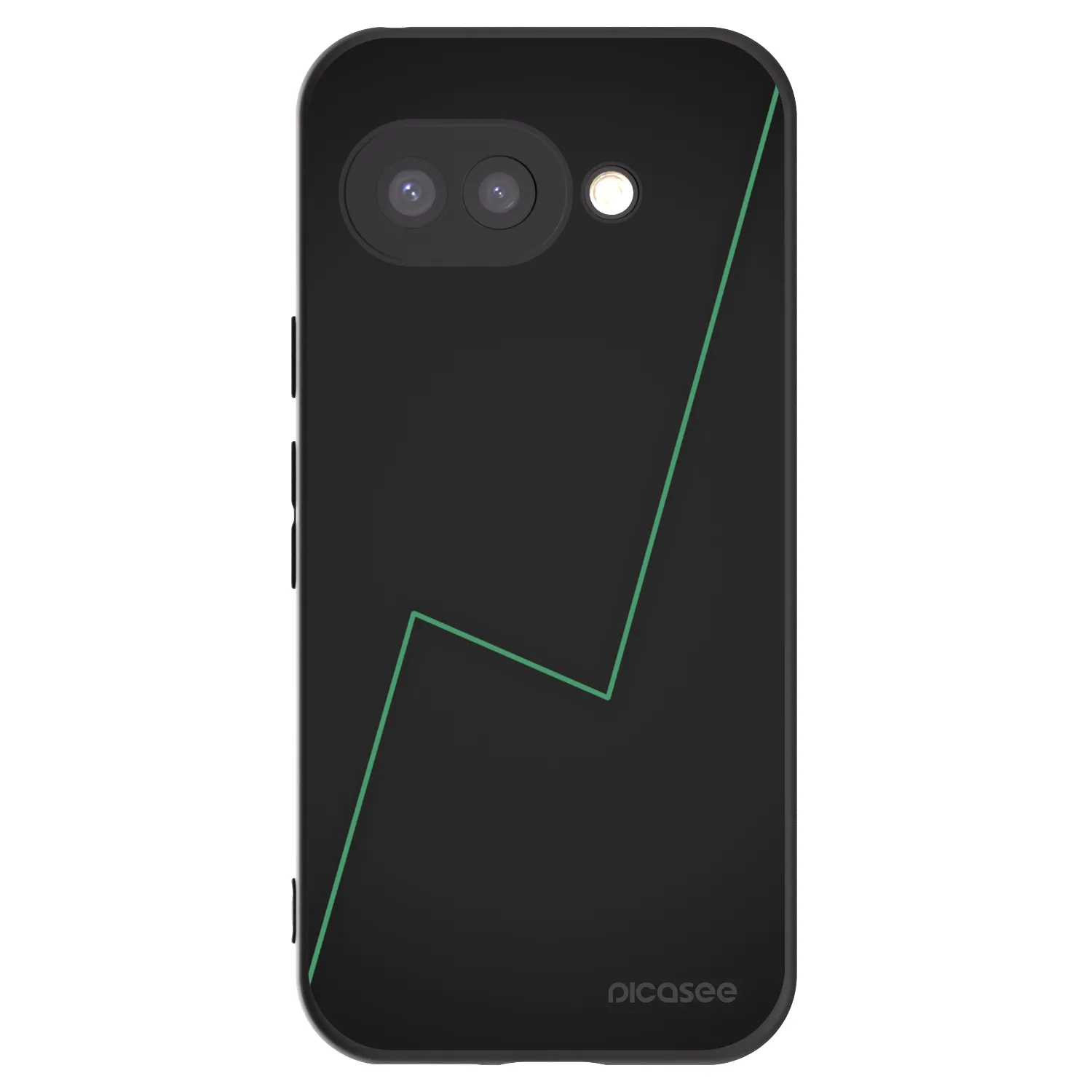 Picasee silikonski črni ovitek za Google Pixel 9a - Consistency