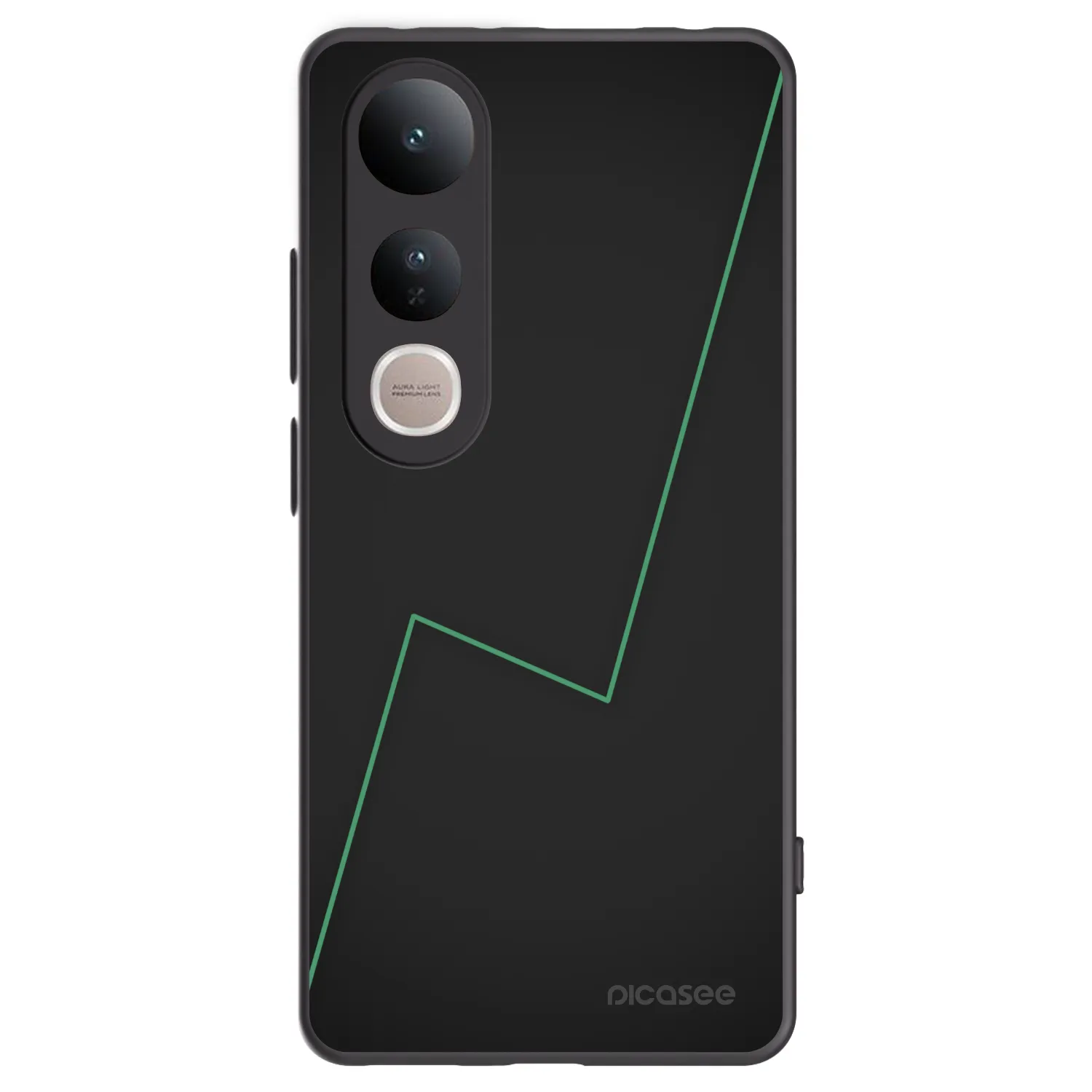 Picasee silikonski črni ovitek za Vivo V50 Lite 5G - Consistency