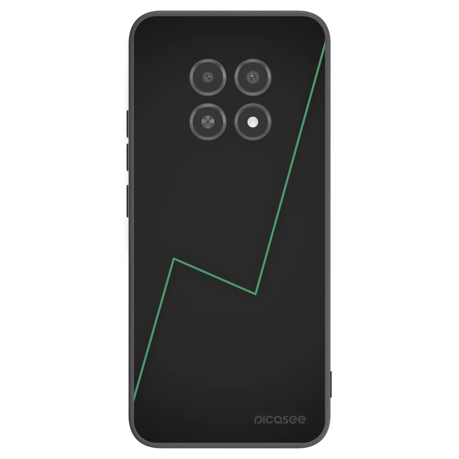 Picasee silikonski črni ovitek za Realme 12X - Consistency