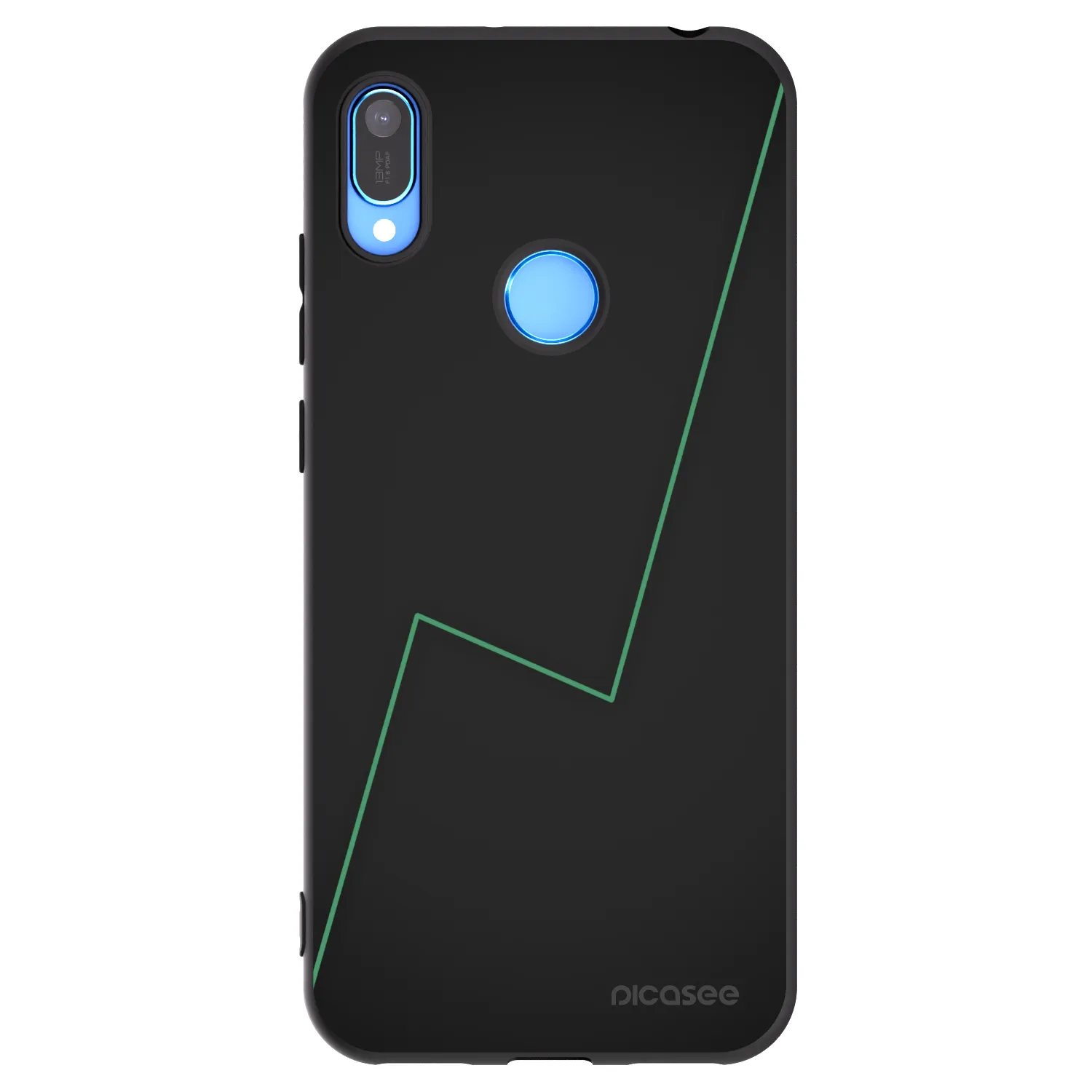 Picasee silikonski črni ovitek za Huawei Y6 2019 - Consistency