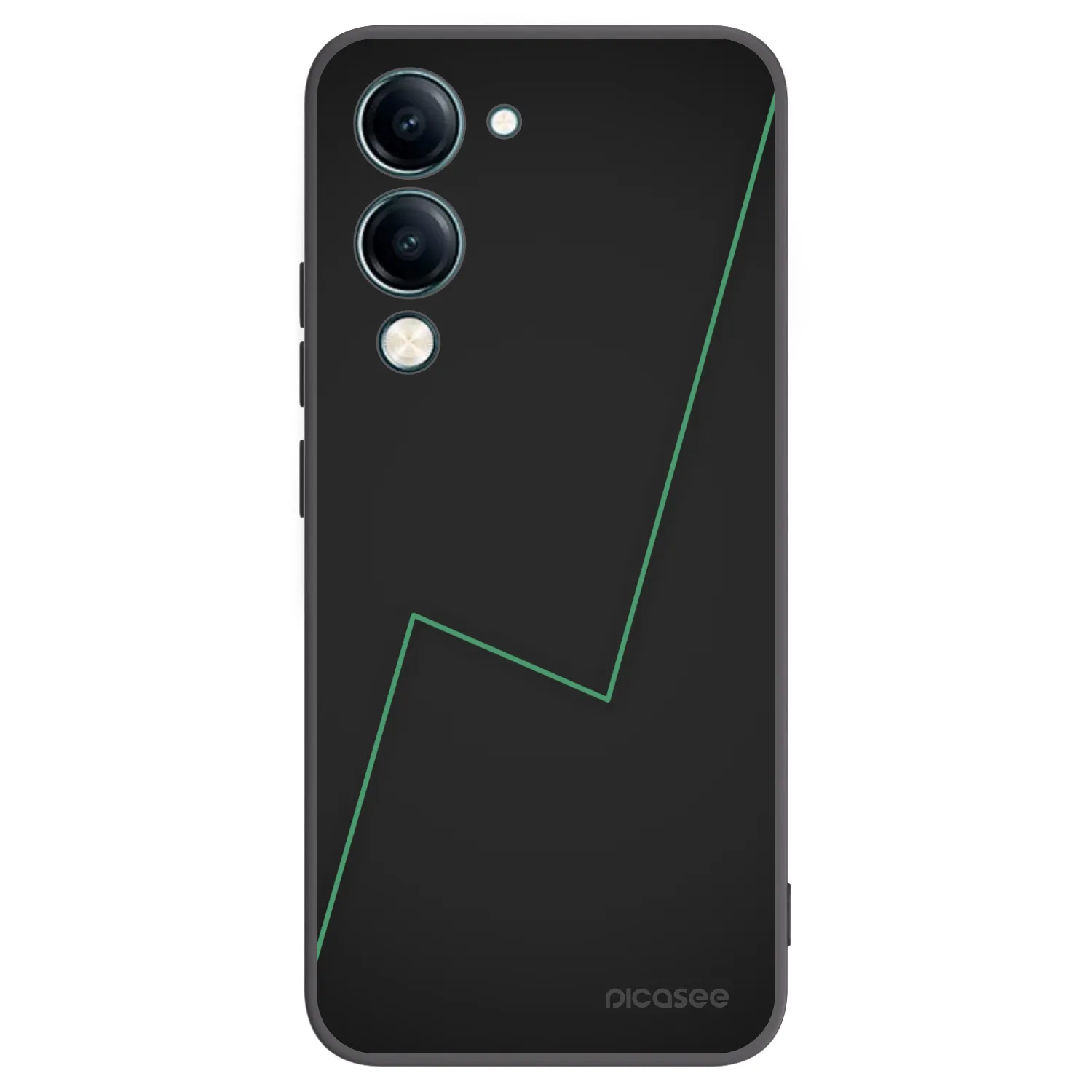 Picasee silikonski črni ovitek za Vivo Y29s 5G - Consistency