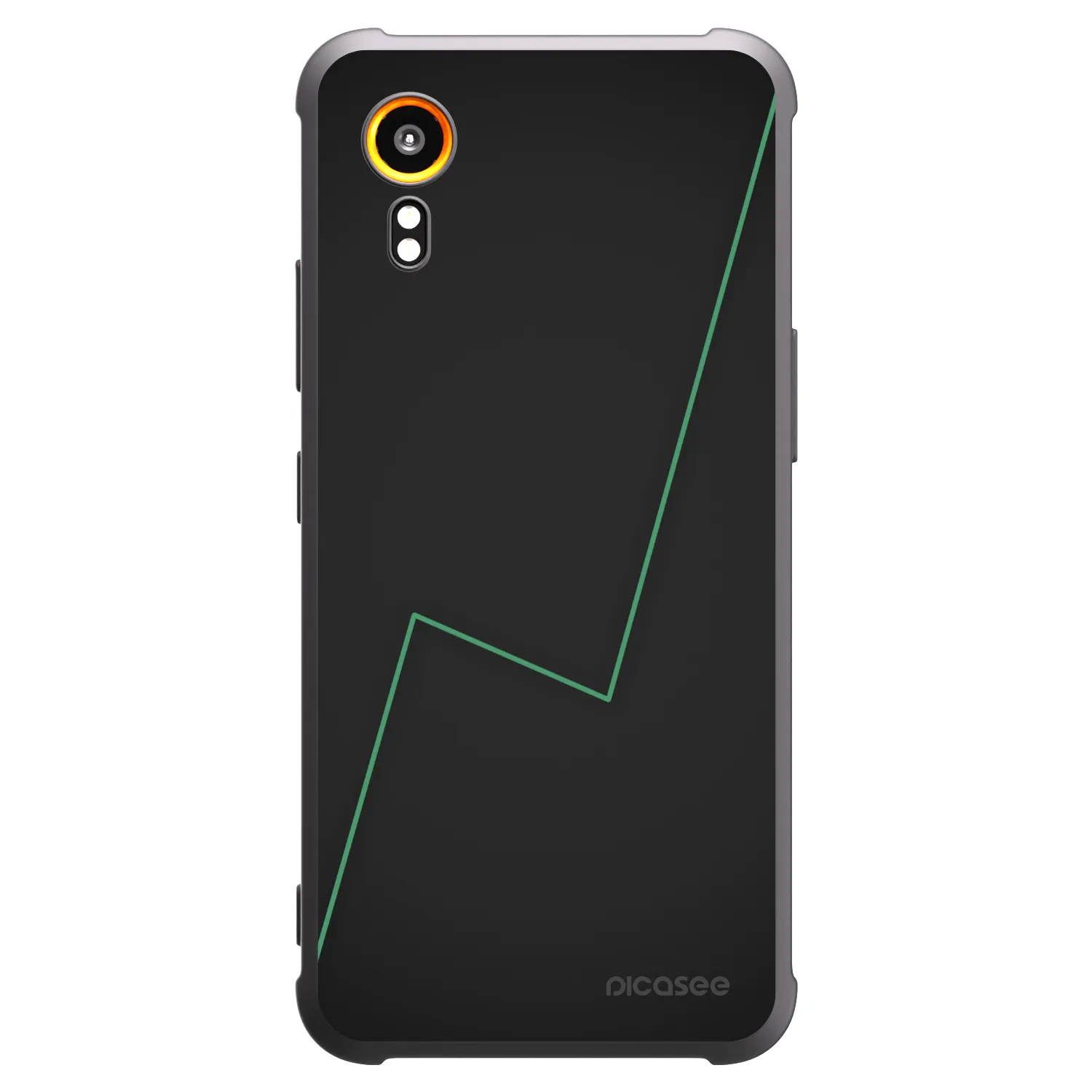 Picasee silikonski črni ovitek za Samsung Galaxy Xcover 7 - Consistency