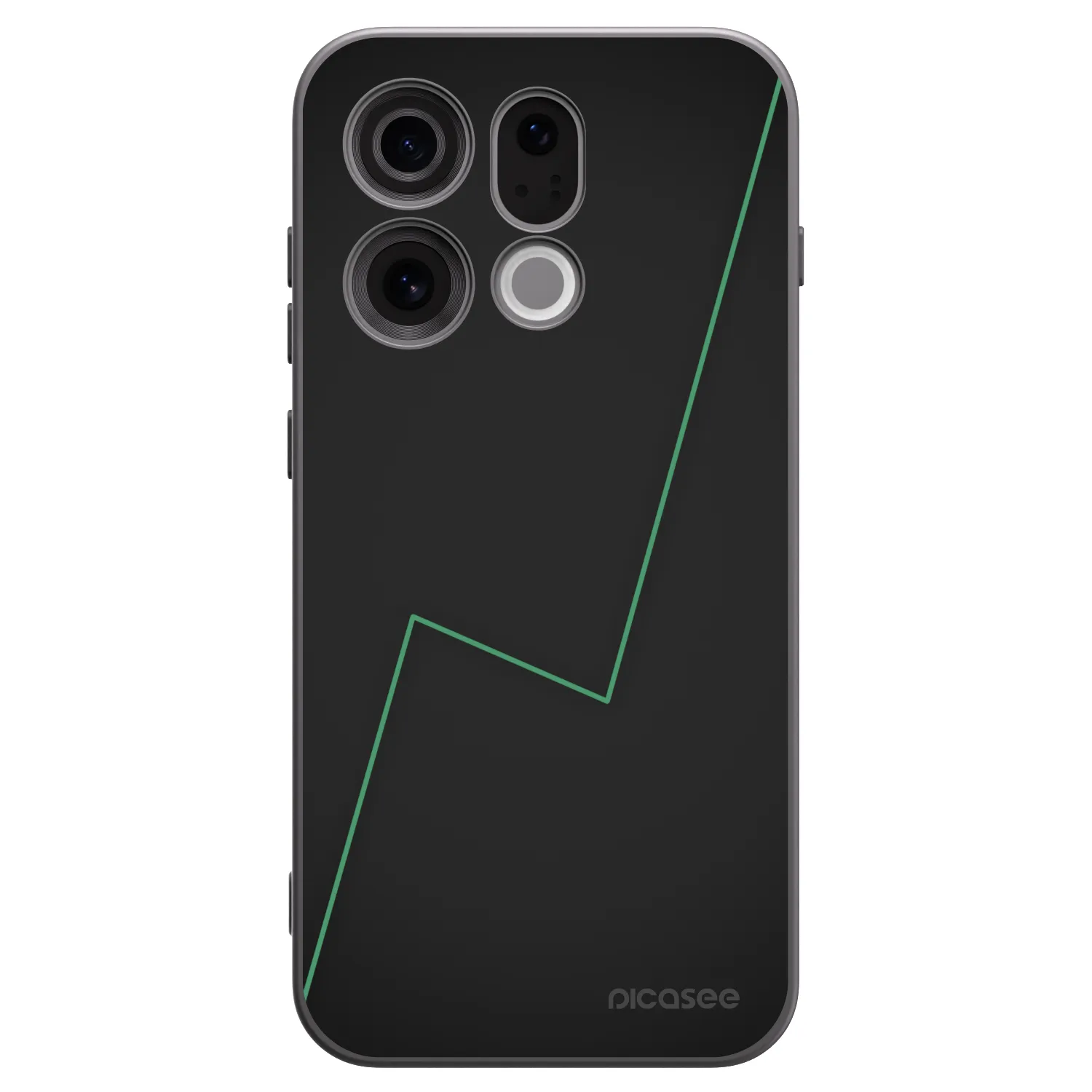Picasee silikonski črni ovitek za OPPO Find X9 - Consistency